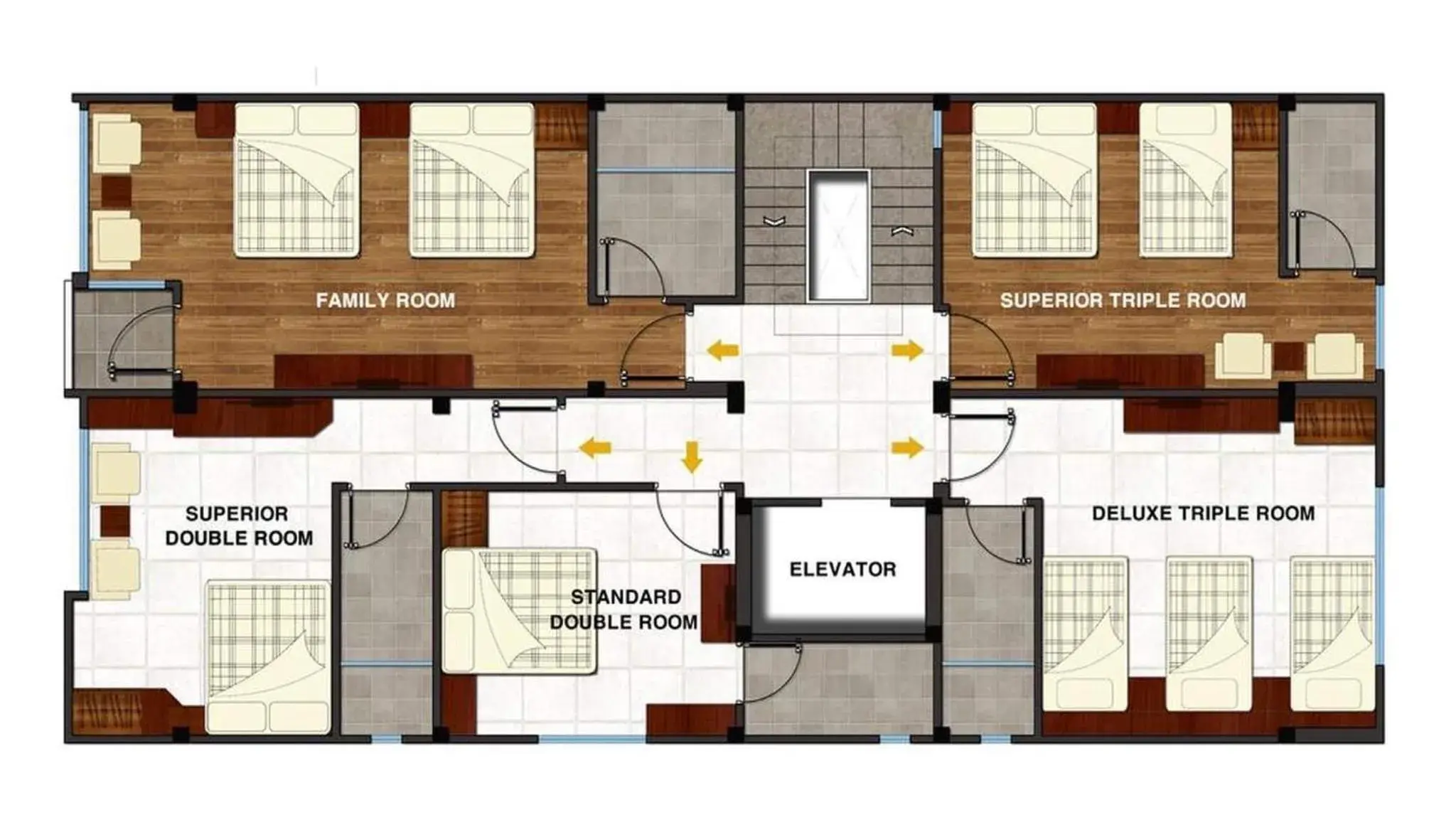 Property building, Floor Plan in Ngoc Minh Hotel