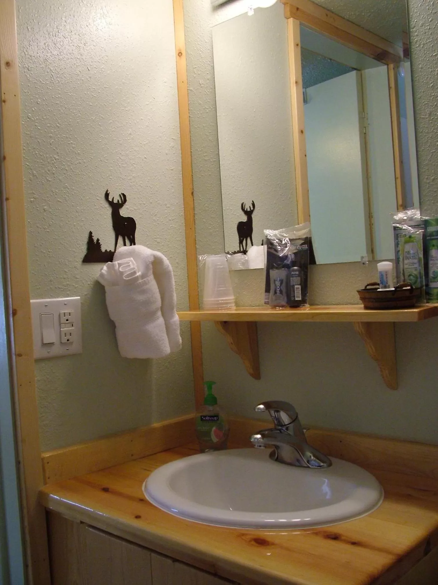 Bathroom in Glacier Haven Inn