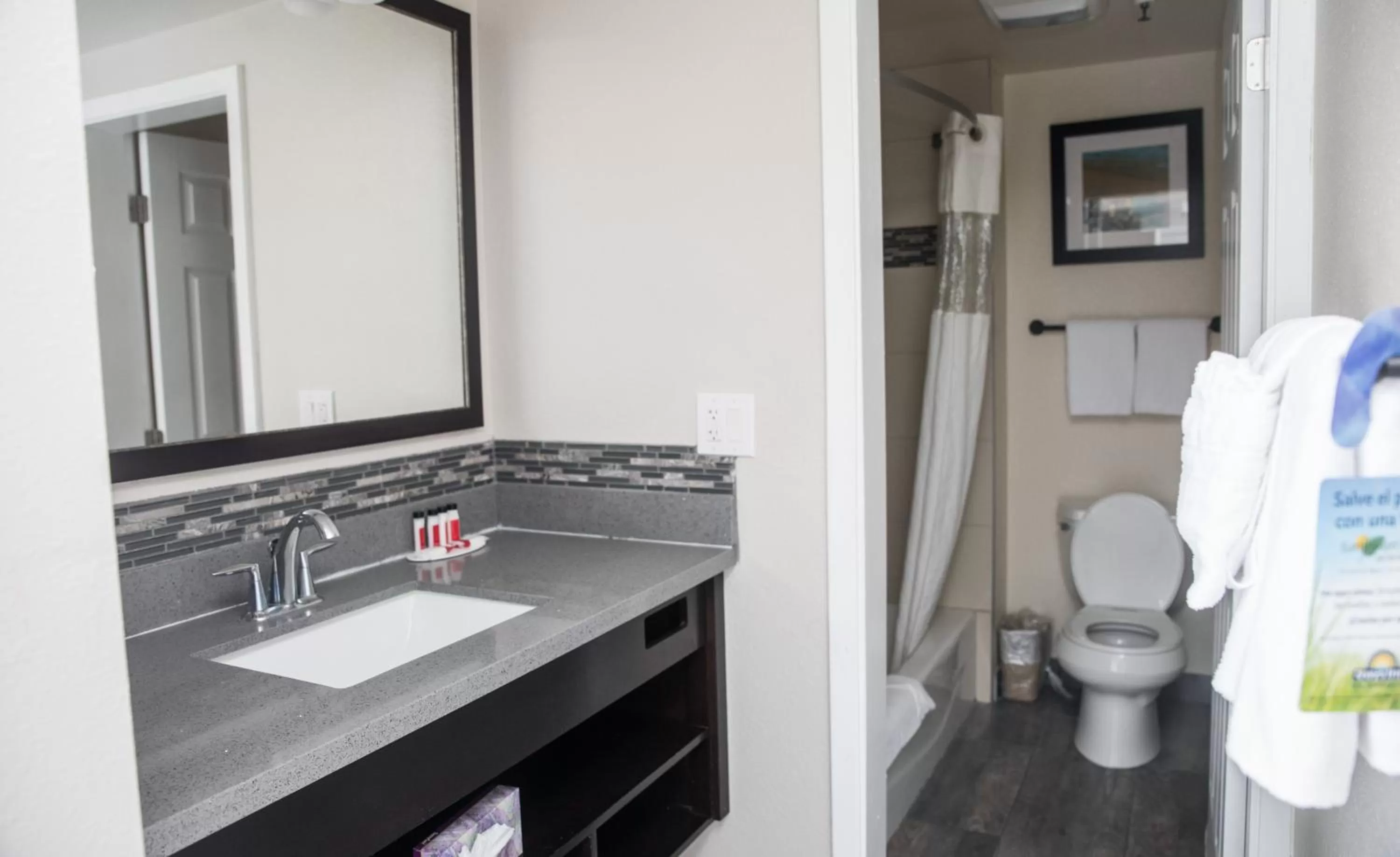 Bathroom in Days Inn by Wyndham Monterey Downtown
