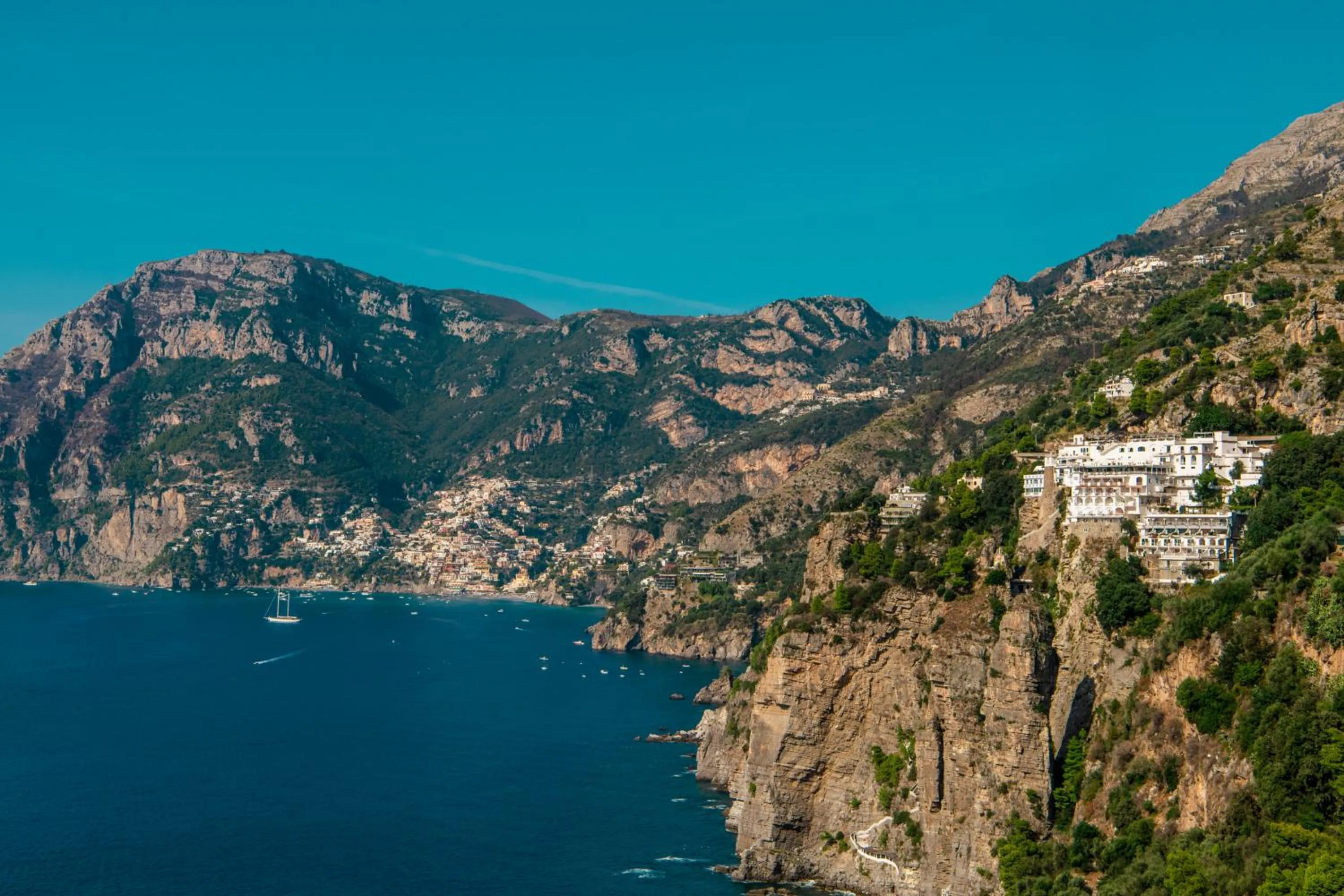 Mountain view in Grand Hotel Tritone