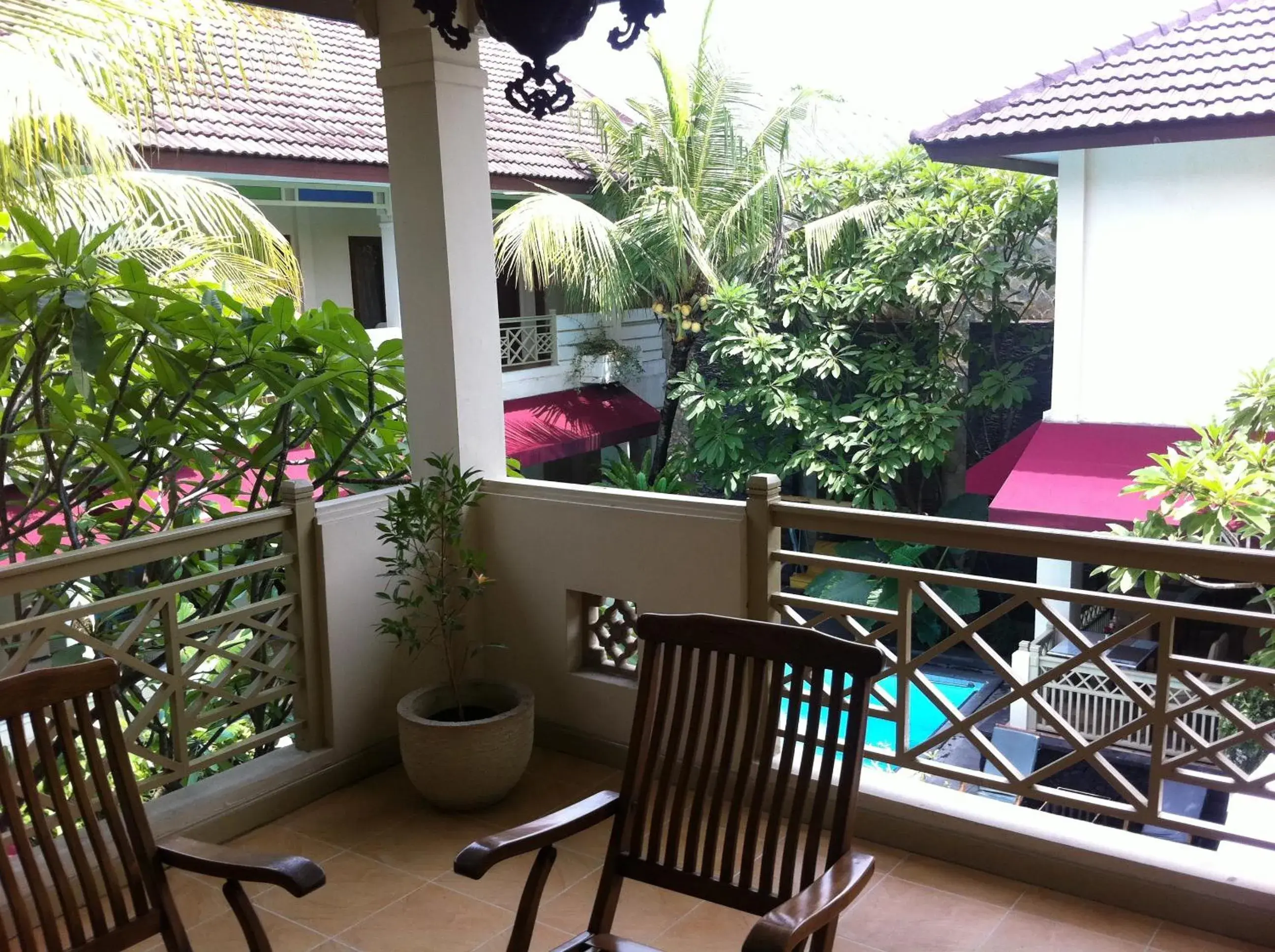 Balcony/Terrace in Hotel Indah Palace Yogyakarta