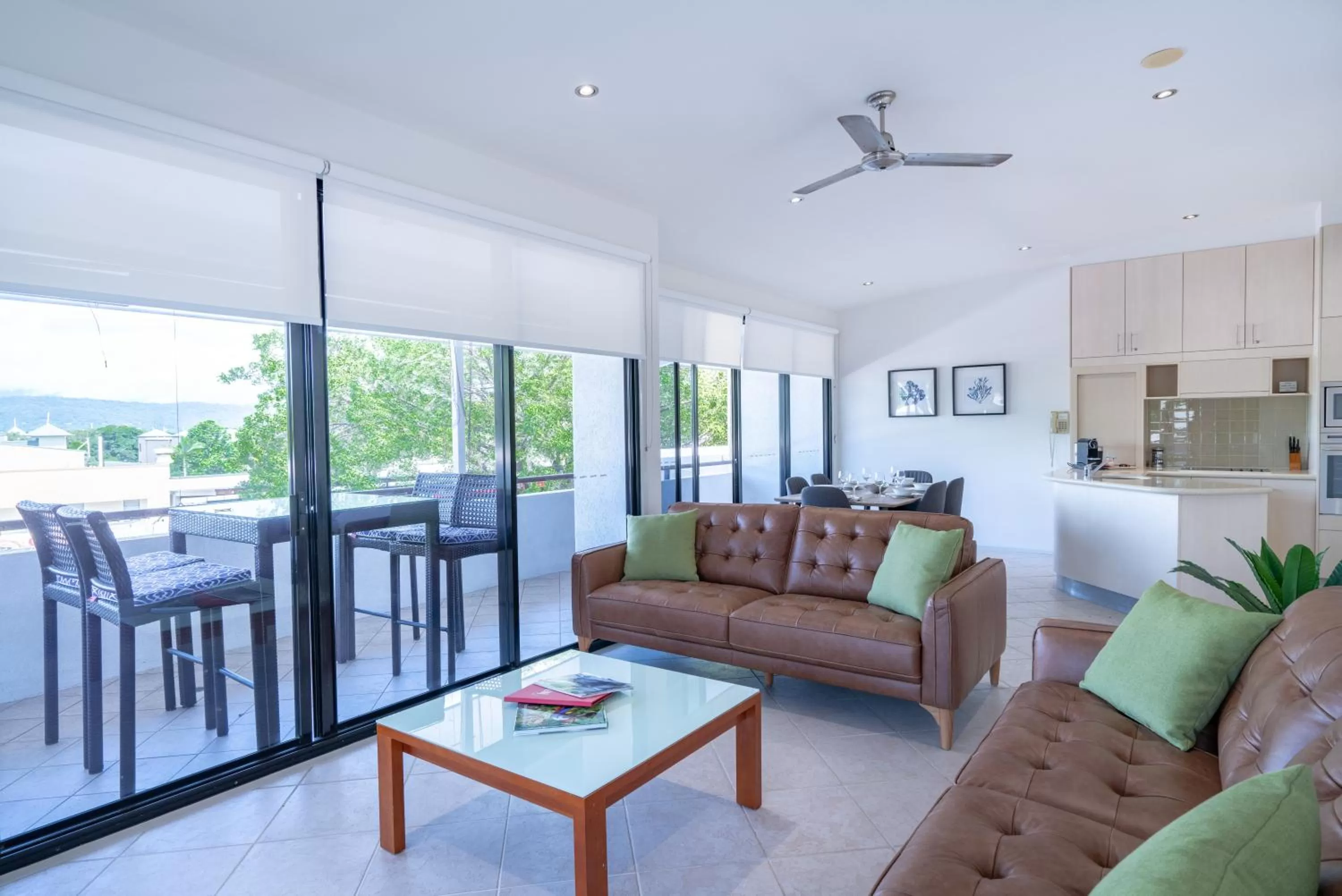 Living room in Saltwater Luxury Apartments