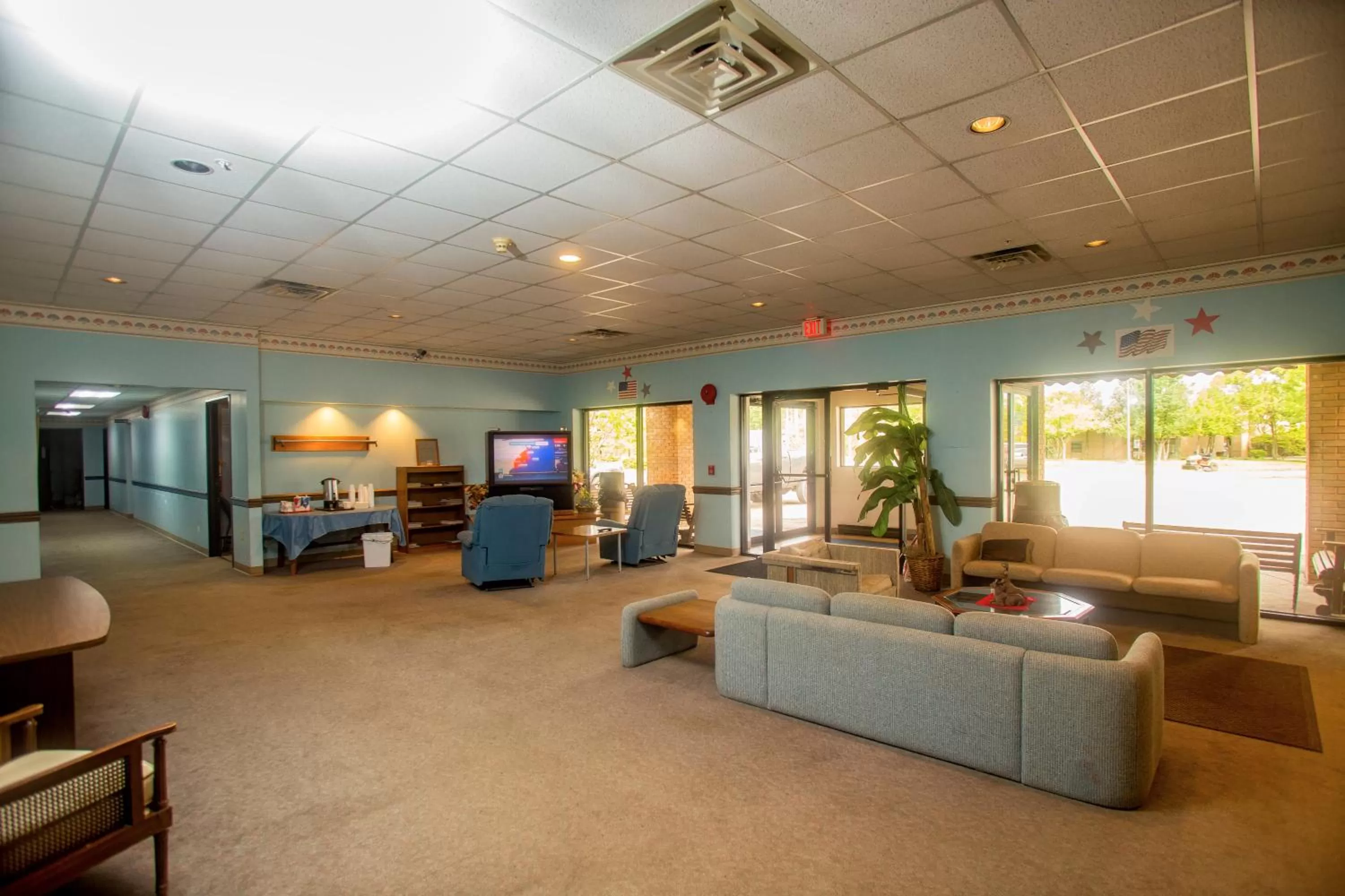 Lobby or reception in Lafayette Inn