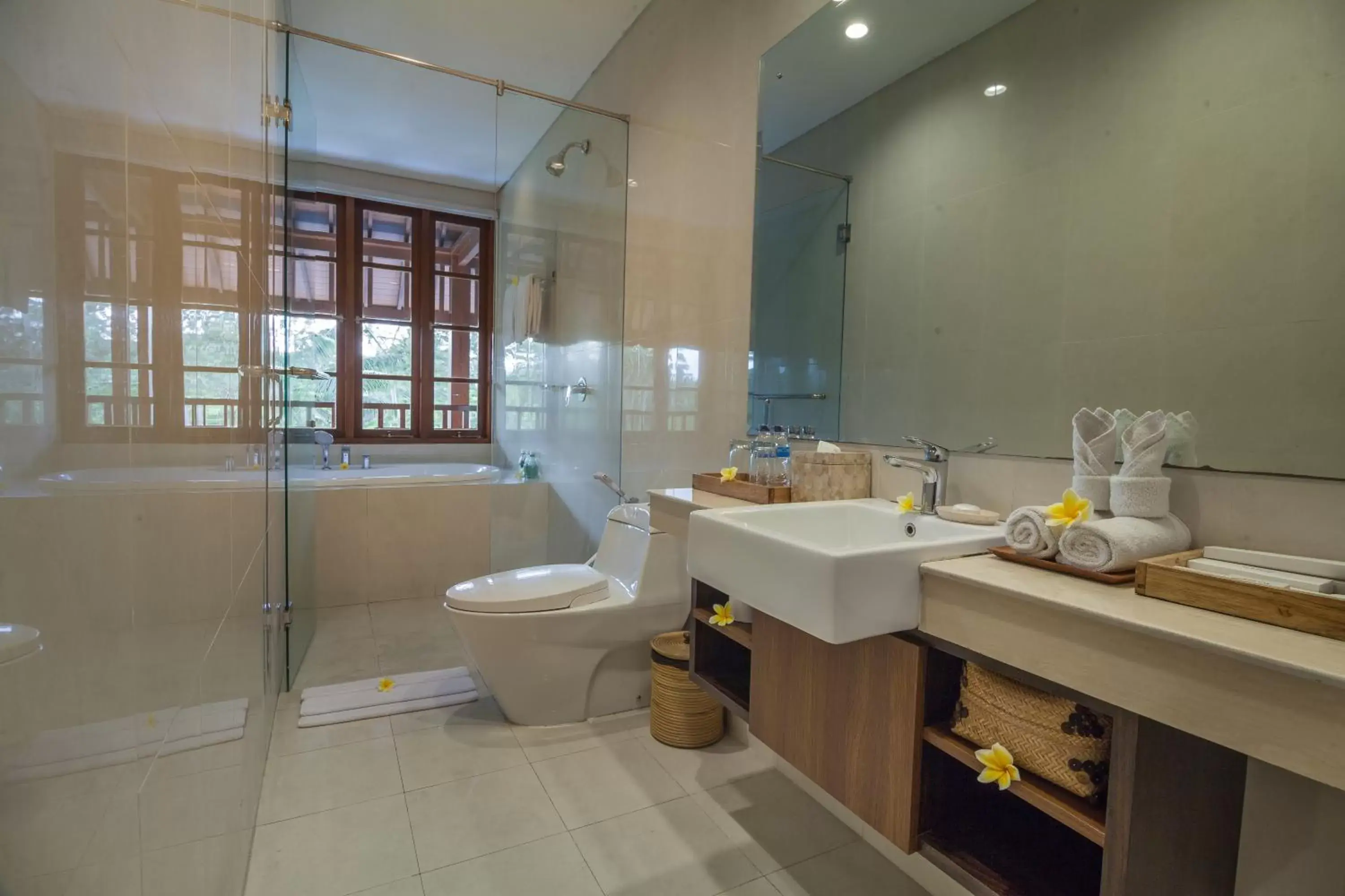 Bathroom in River Sakti Ubud by Prasi