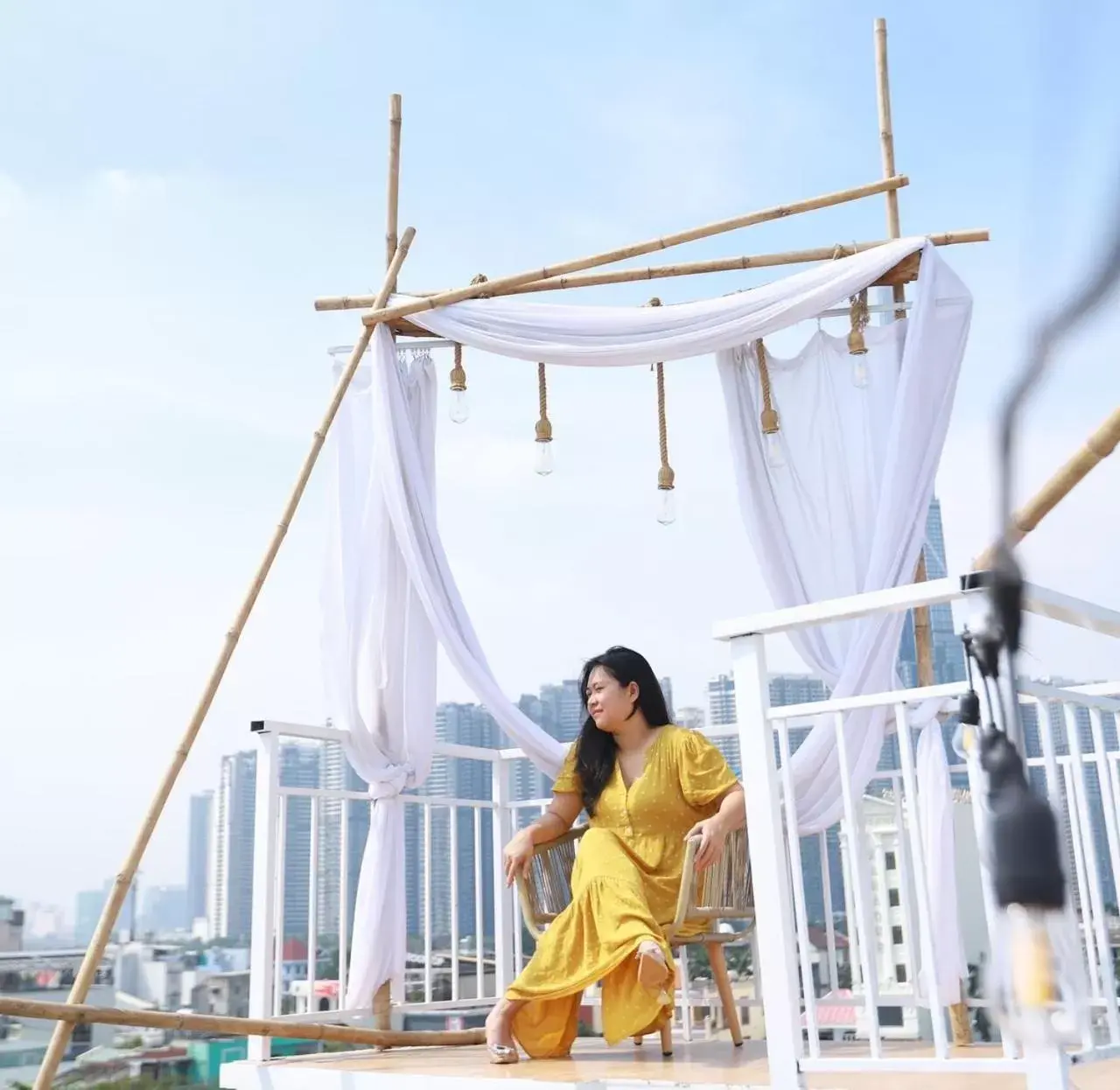 City view in Cherry Apartment - Thao Dien Centre City view in Cherry Apartment - Thao Dien Centre