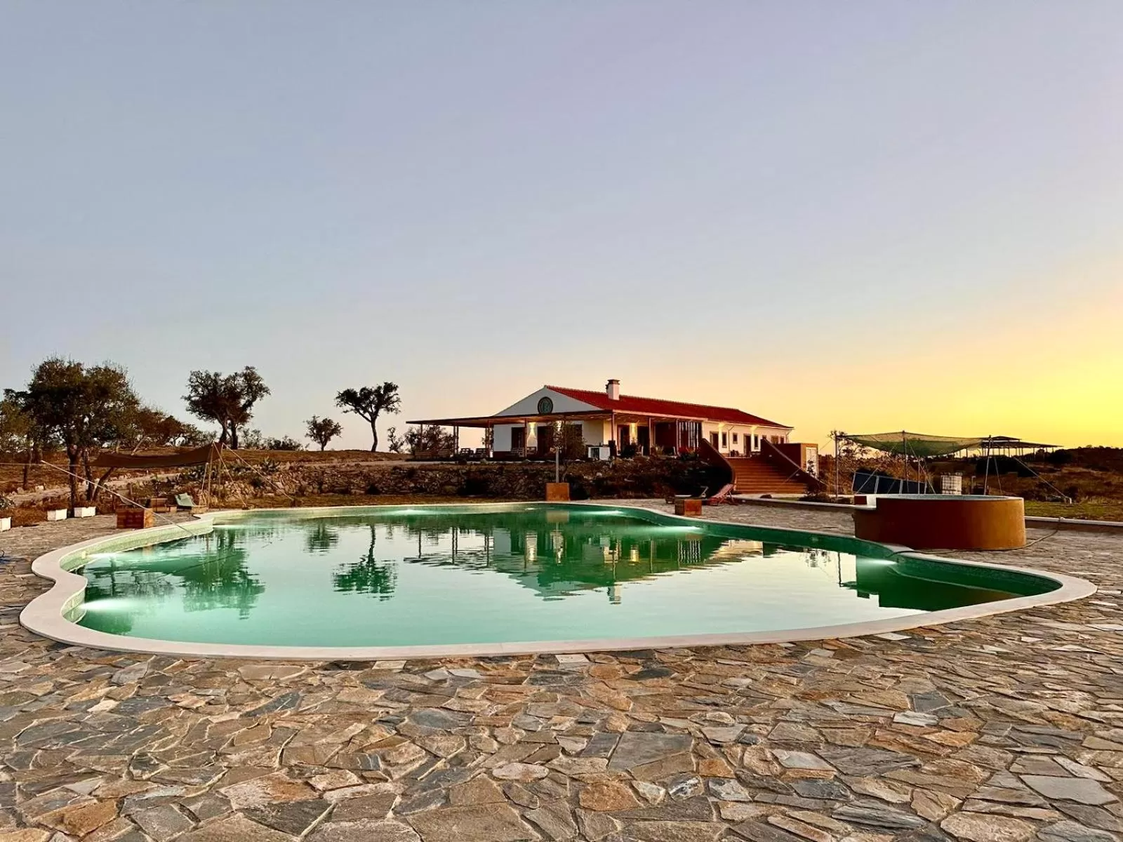 Day, Swimming Pool in Luxury room at Mama-Adama Alpaca Farm