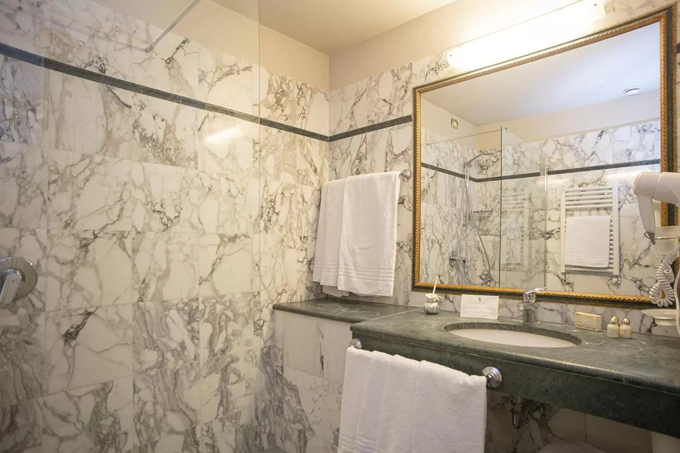 Shower in Hotel Donatello