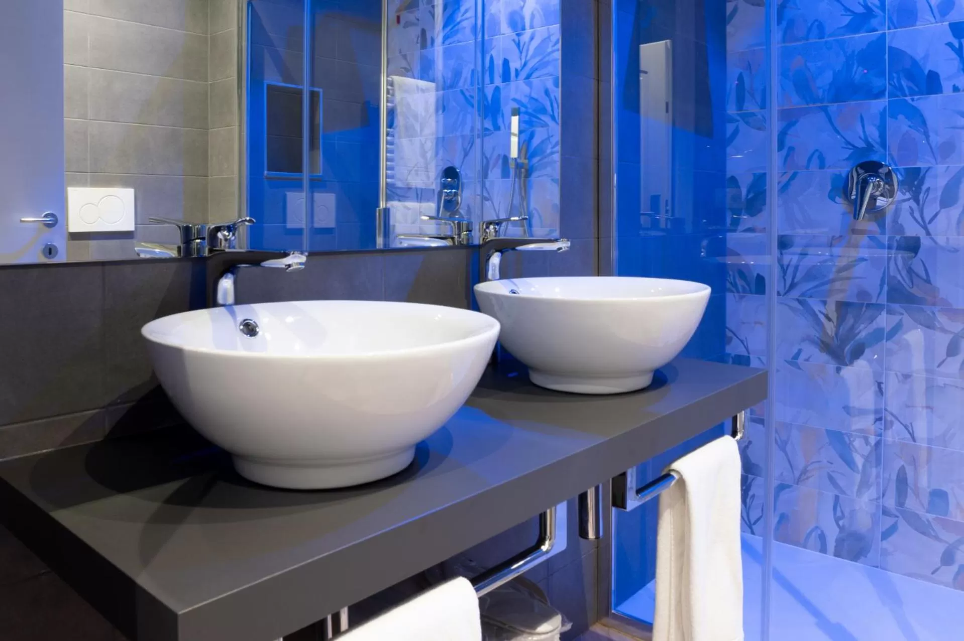 Shower in Hotel Monte Rosa