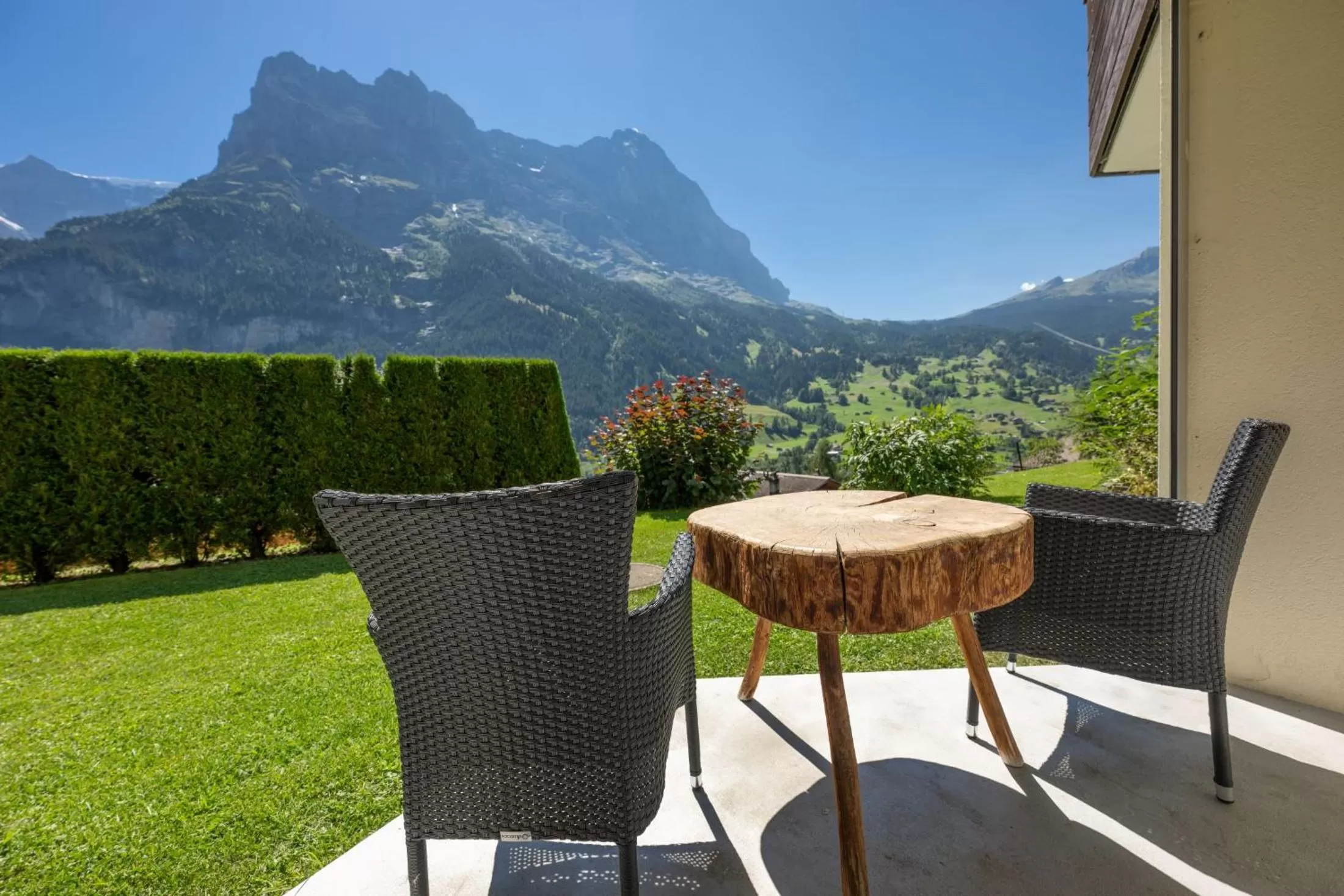 Mountain view in Hotel Spinne Grindelwald