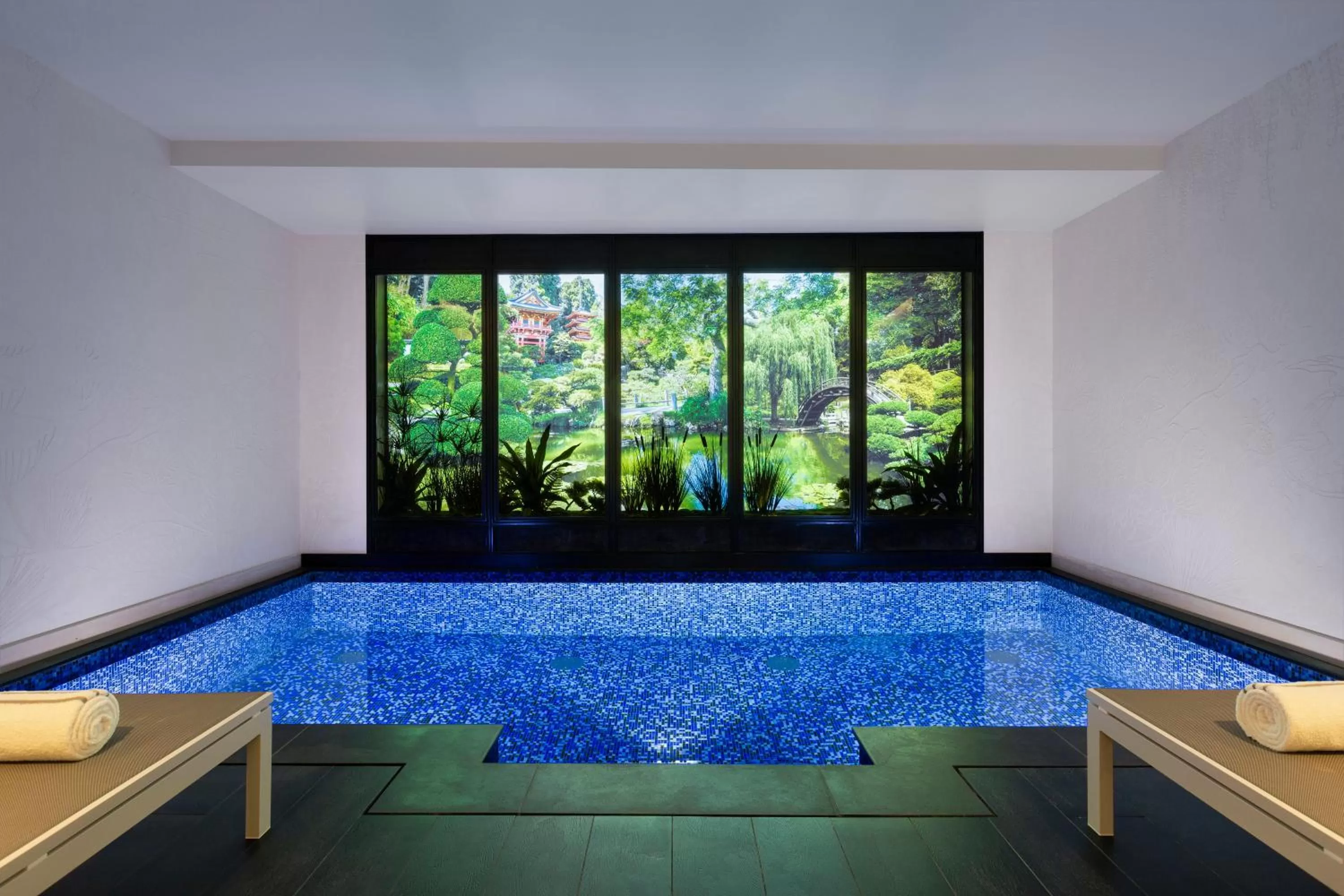 Swimming pool in Hôtel Keppler