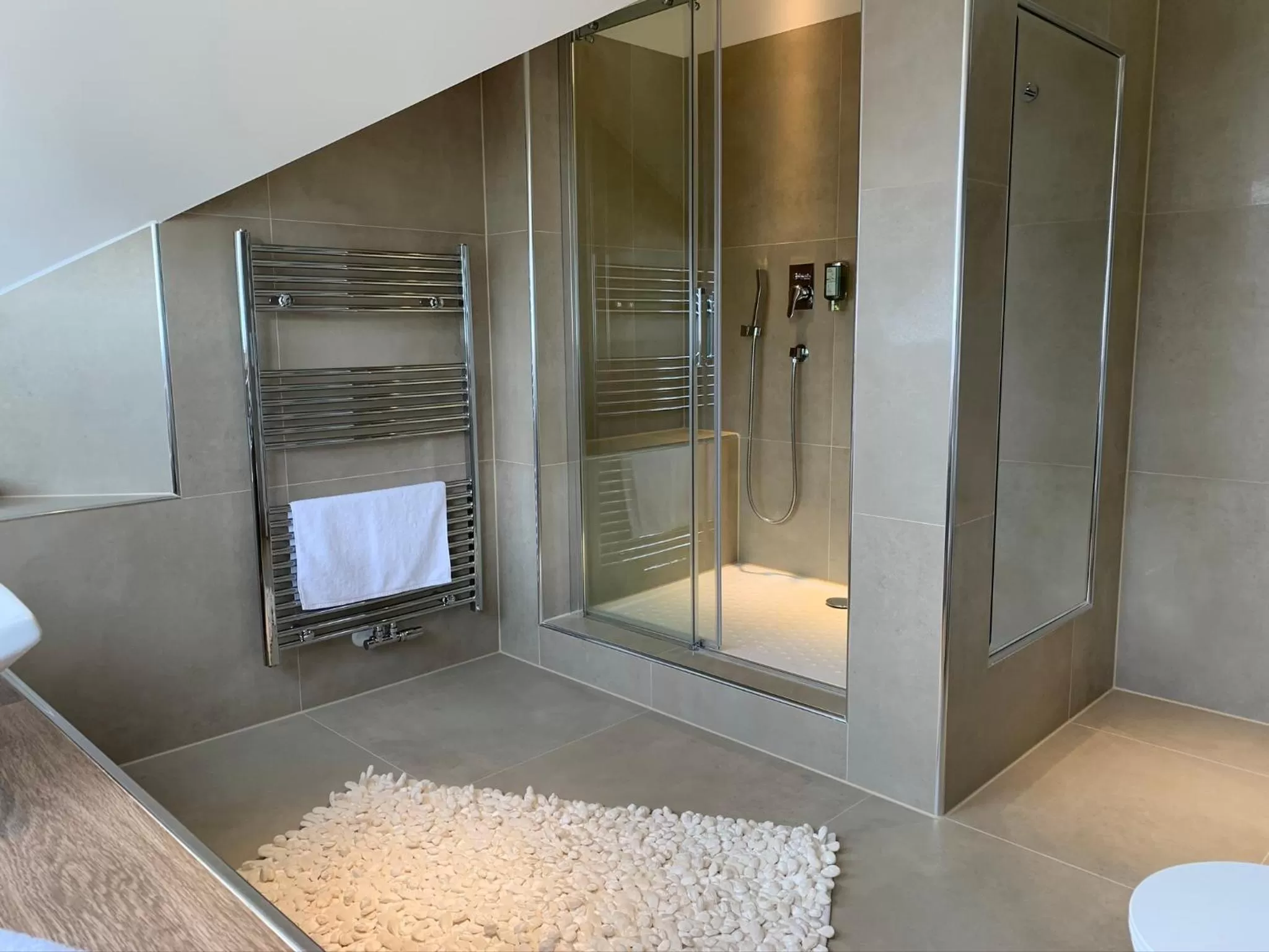 Shower in Park-Lodge Am Rohrbusch