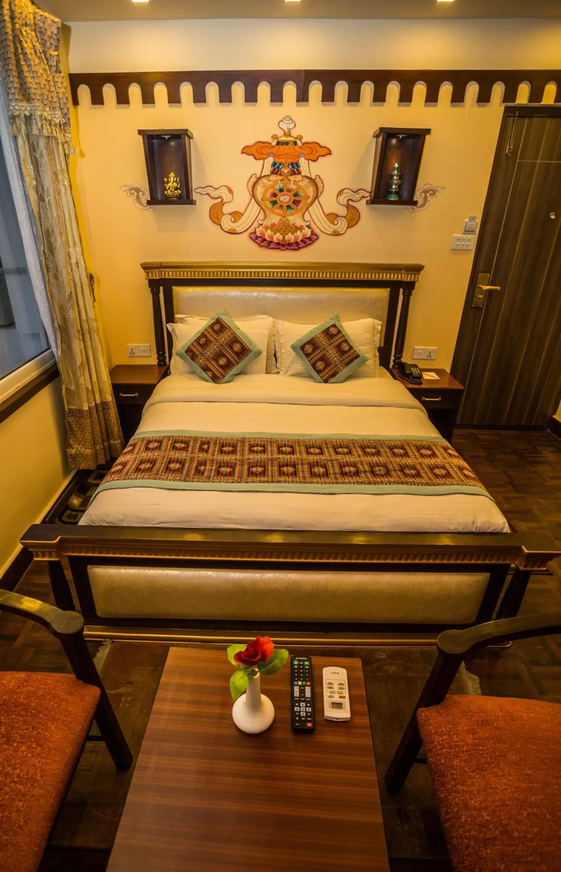Bed in Hotel Encounter Nepal