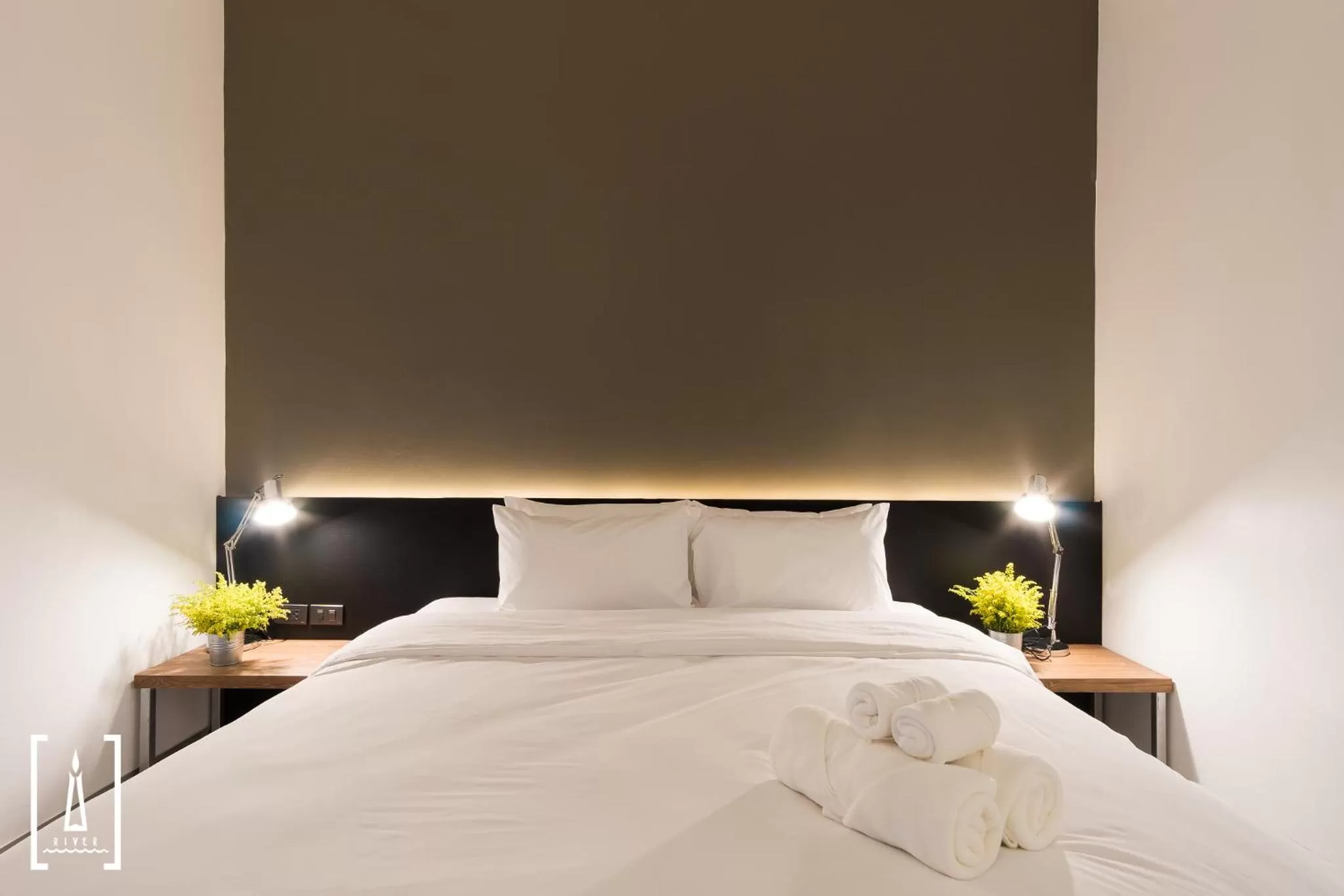 Bed in i-river chiangmai