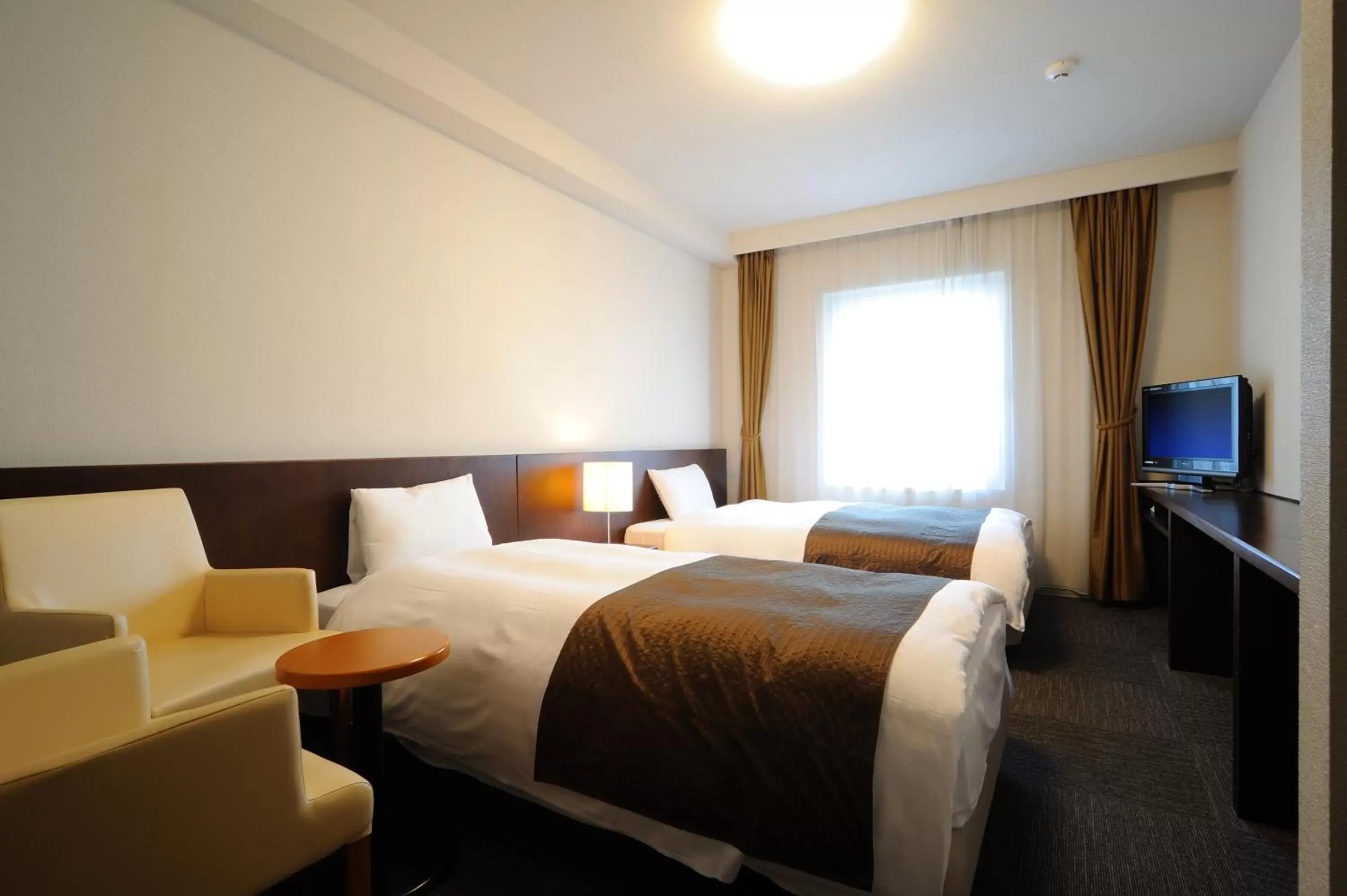 Photo of the whole room, Bed in Dormy Inn Sendai Station Natural Hot Springs