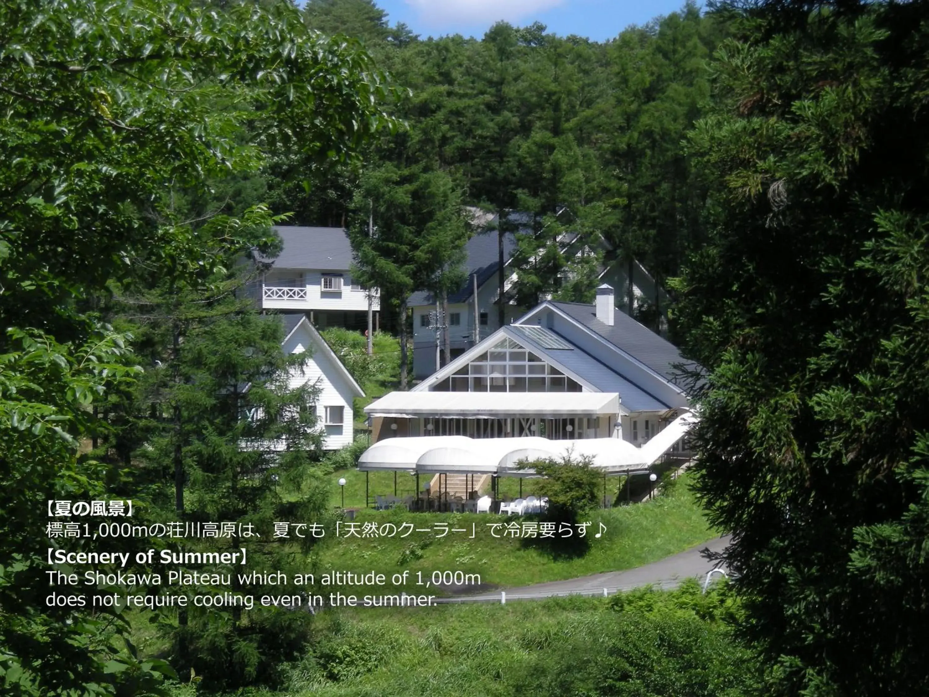 Bird's eye view, Bird's-eye View in Resort Villa Takayama