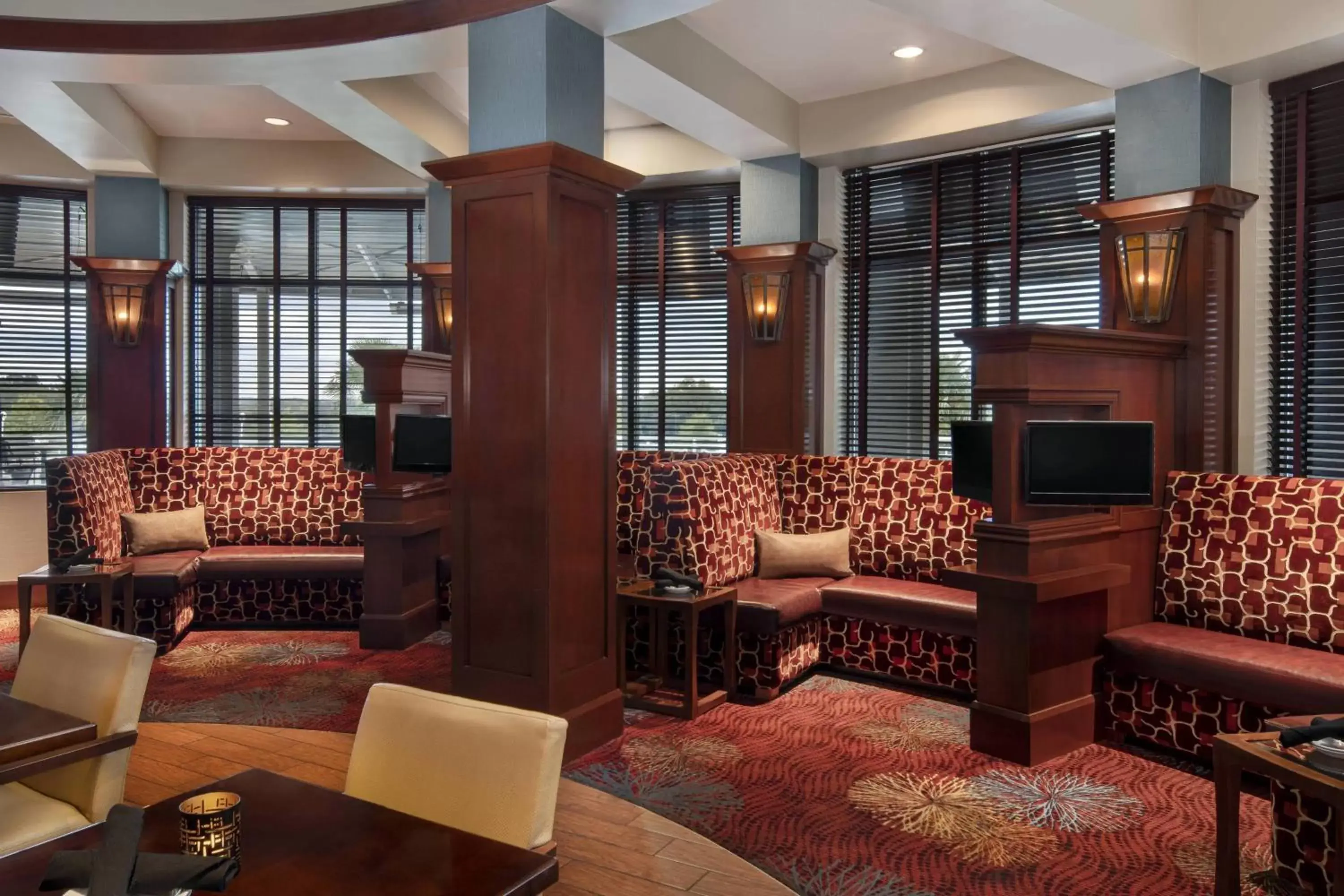 Restaurant/places to eat, Lobby/Reception in Spartanburg Marriott