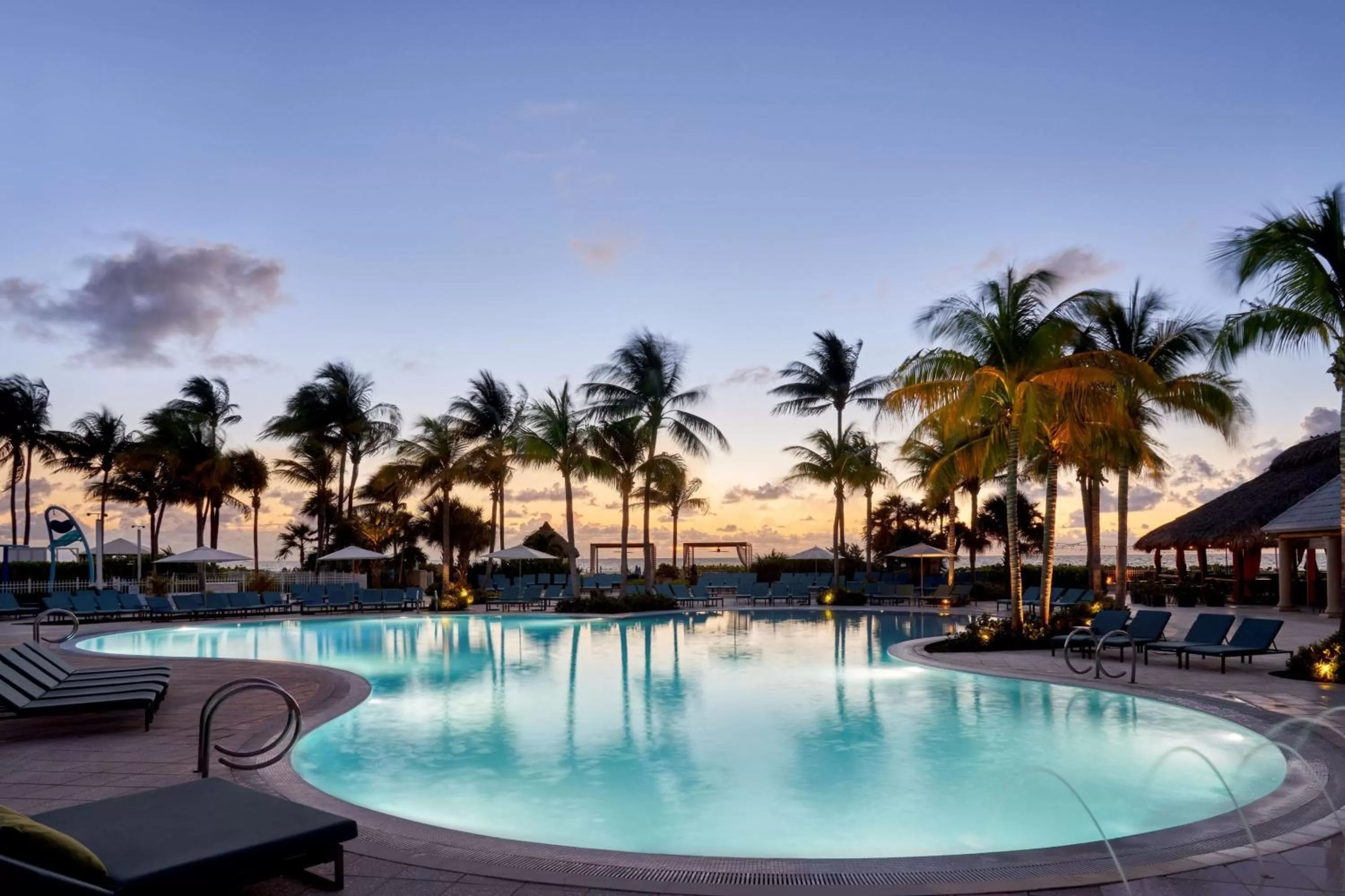 Swimming pool in The Ritz-Carlton Key Biscayne, Miami