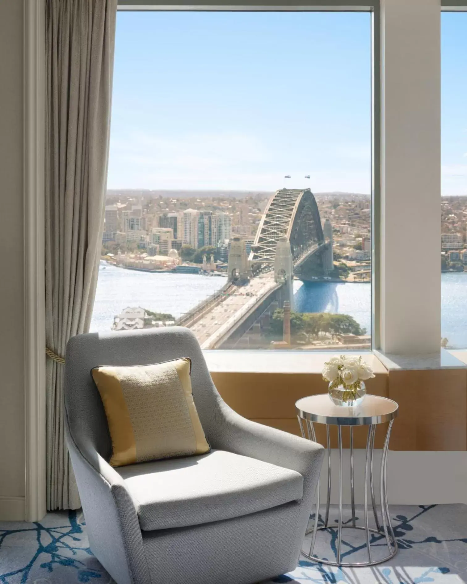 Seating area in Shangri-La Sydney