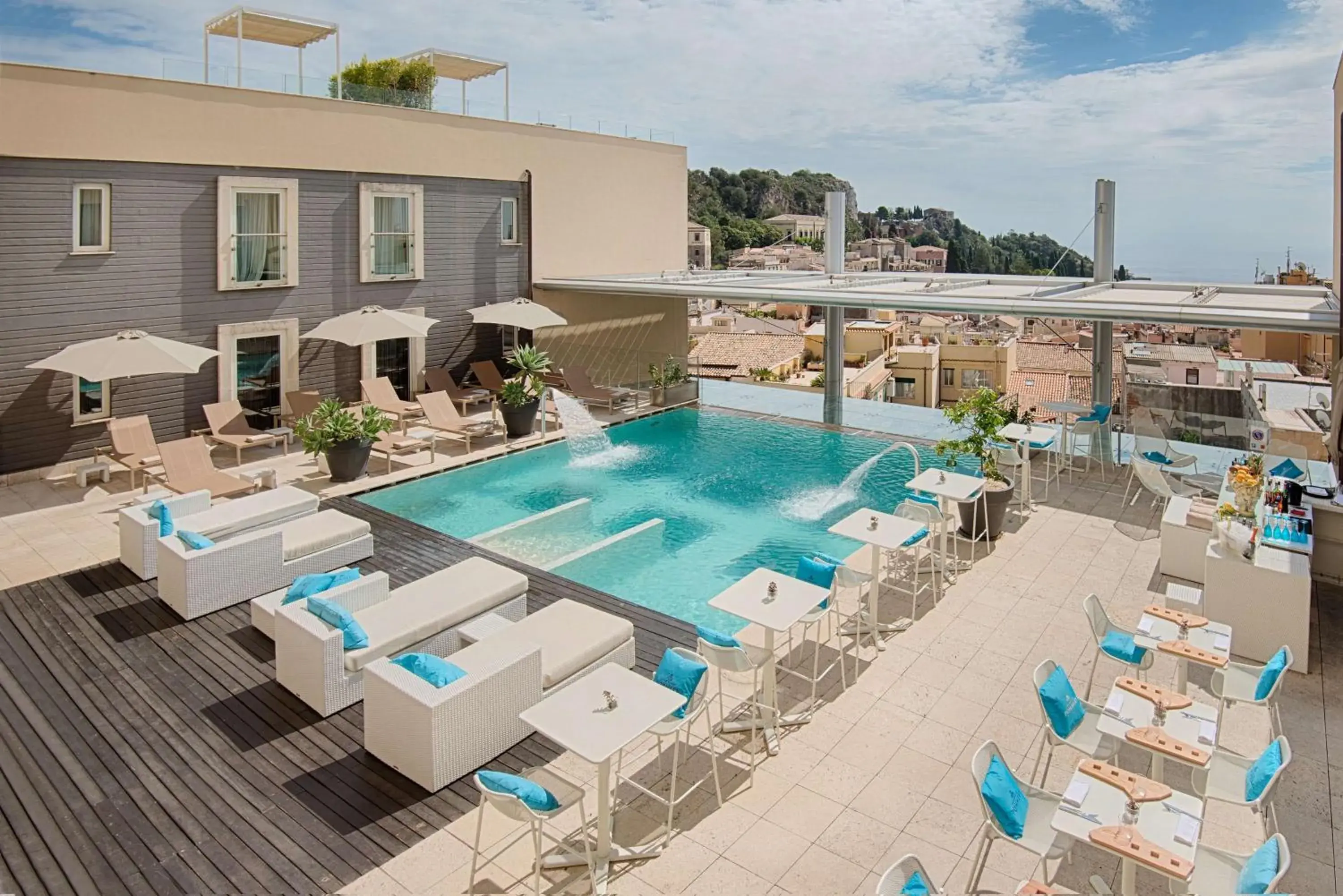 Pool View in NH Collection Taormina