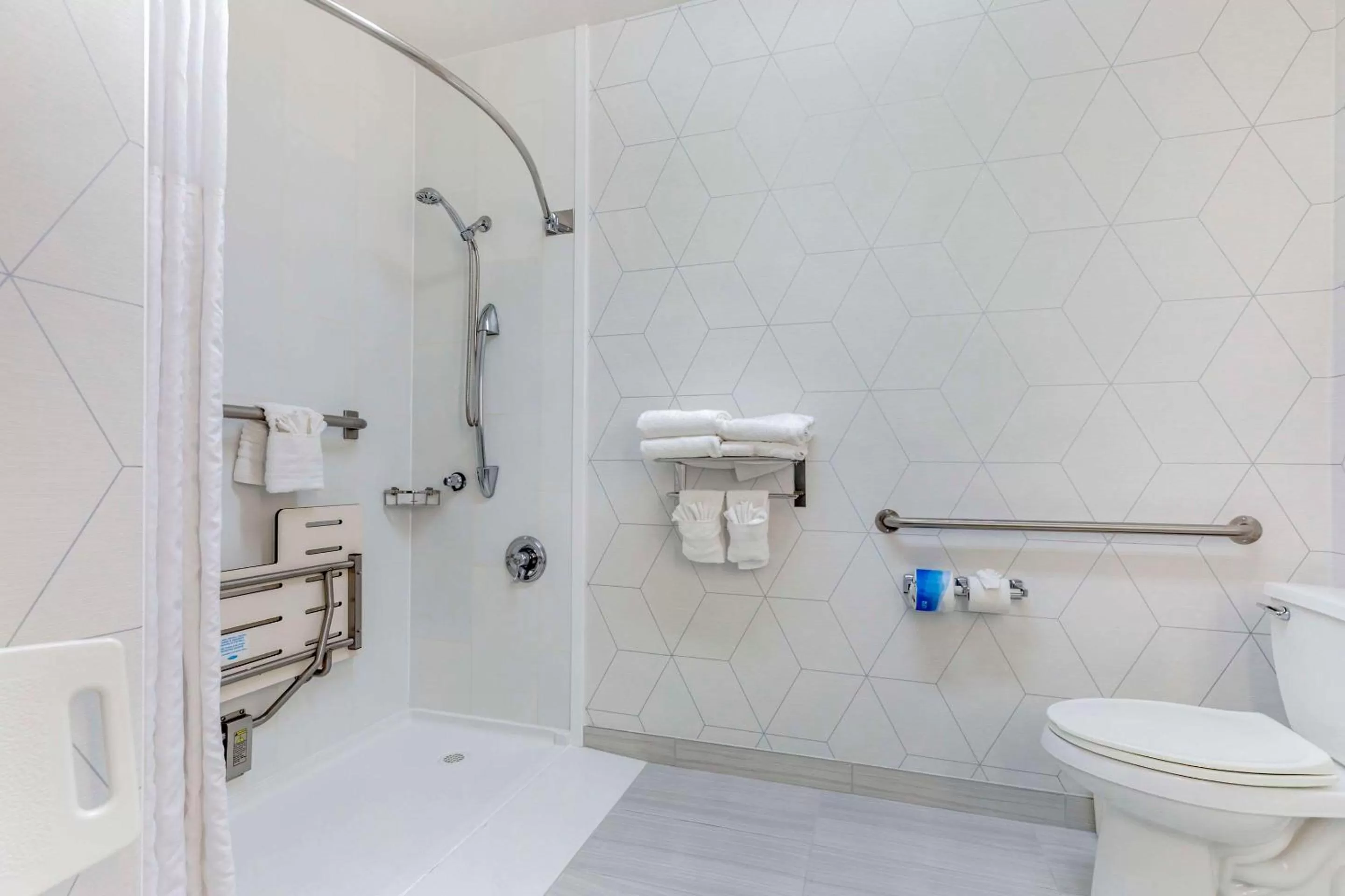 King Suite with Roll-In Shower - Accessible/Non-Smoking in Comfort Suites Golden West on Evergreen Parkway