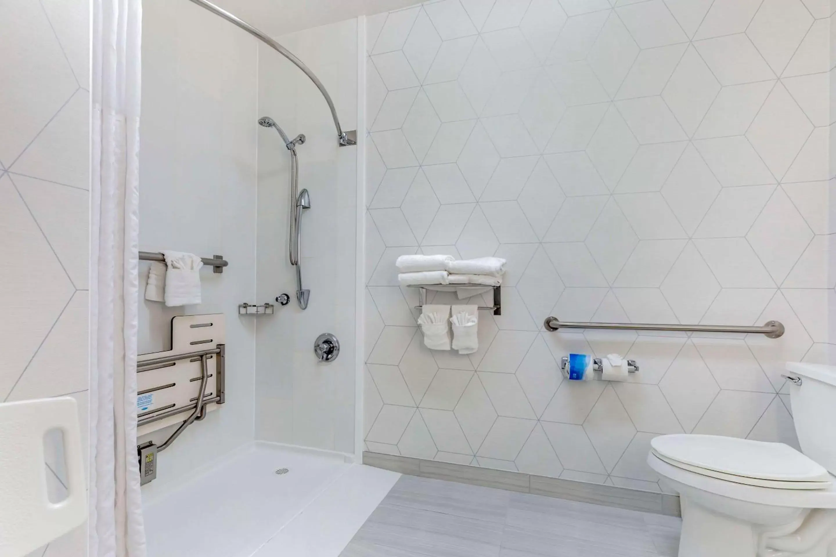 King Suite with Roll-In Shower - Accessible/Non-Smoking in Comfort Suites Golden West on Evergreen Parkway King Suite with Roll-In Shower - Accessible/Non-Smoking in Comfort Suites Golden West on Evergreen Parkway
