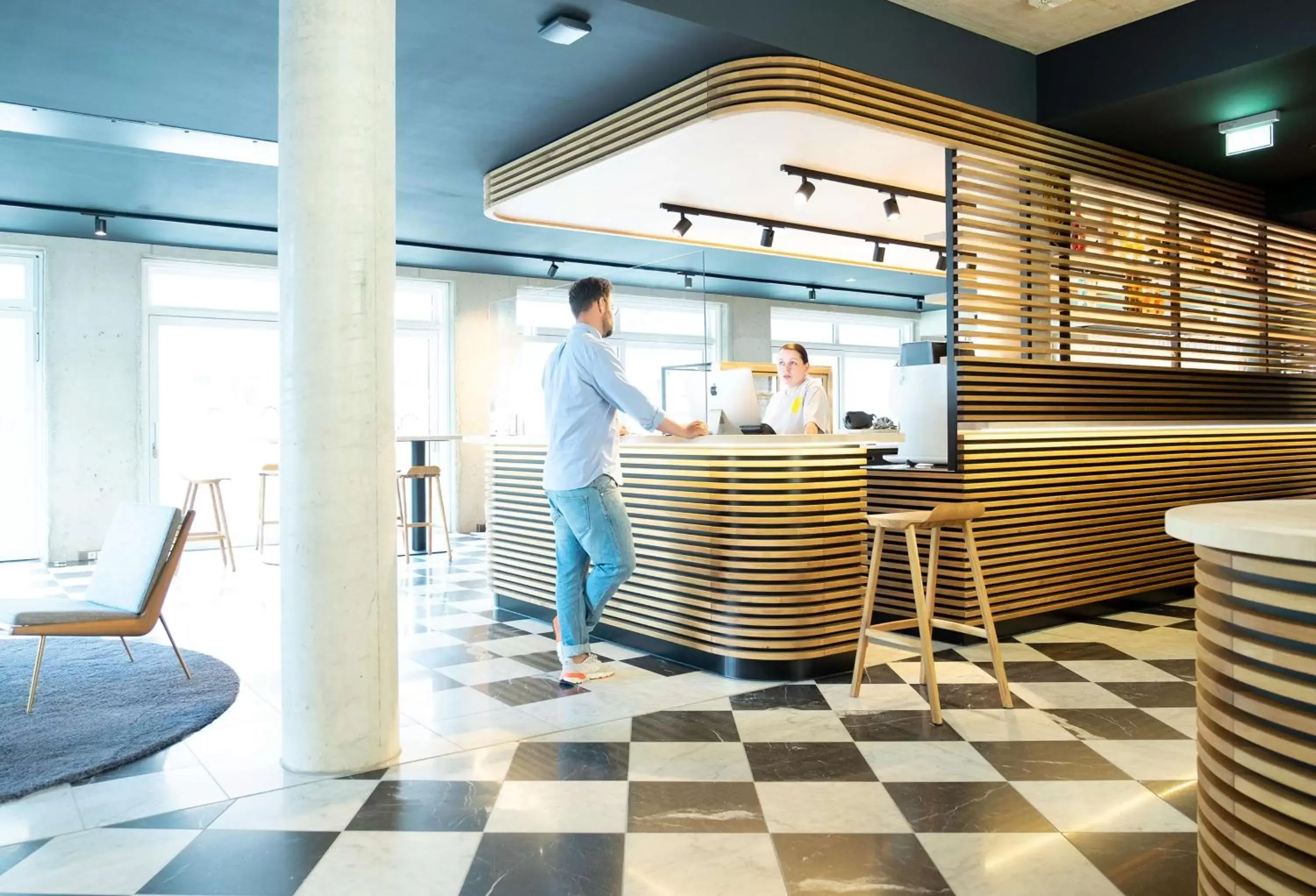 Lobby or reception in Flowers Hotel Essen