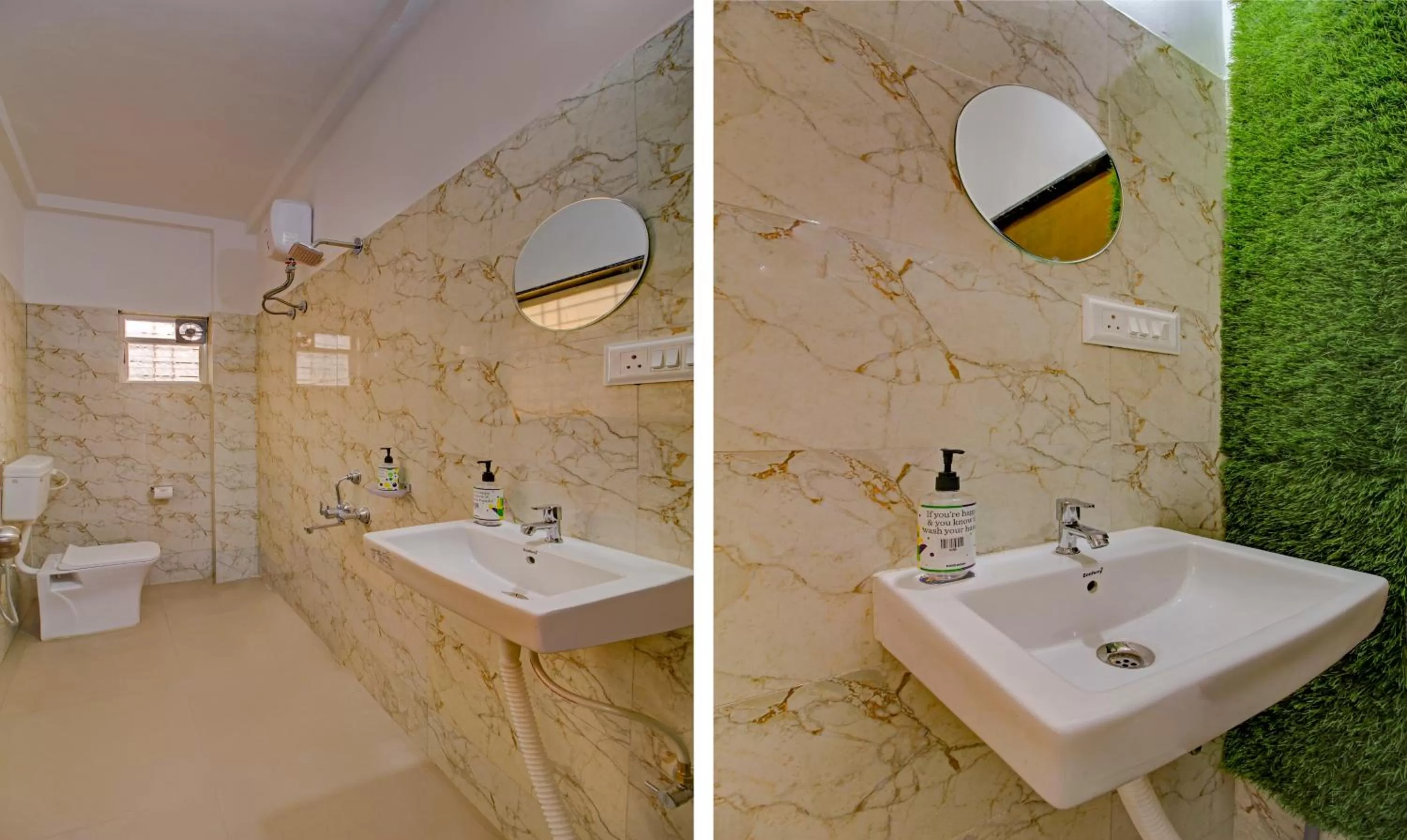 Bathroom in Treebo Trend White House