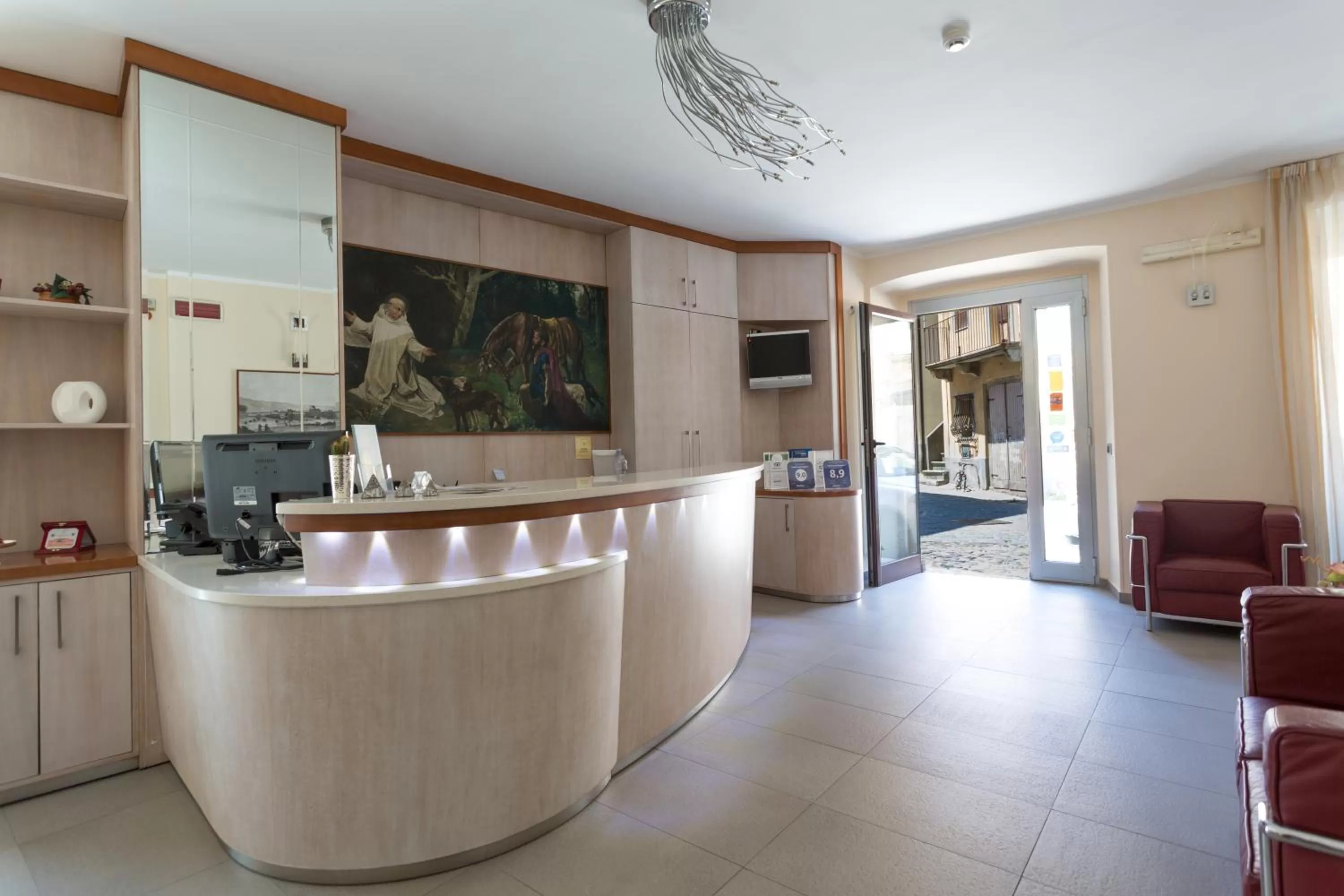 Seating area in Hotel Conte Ruggero