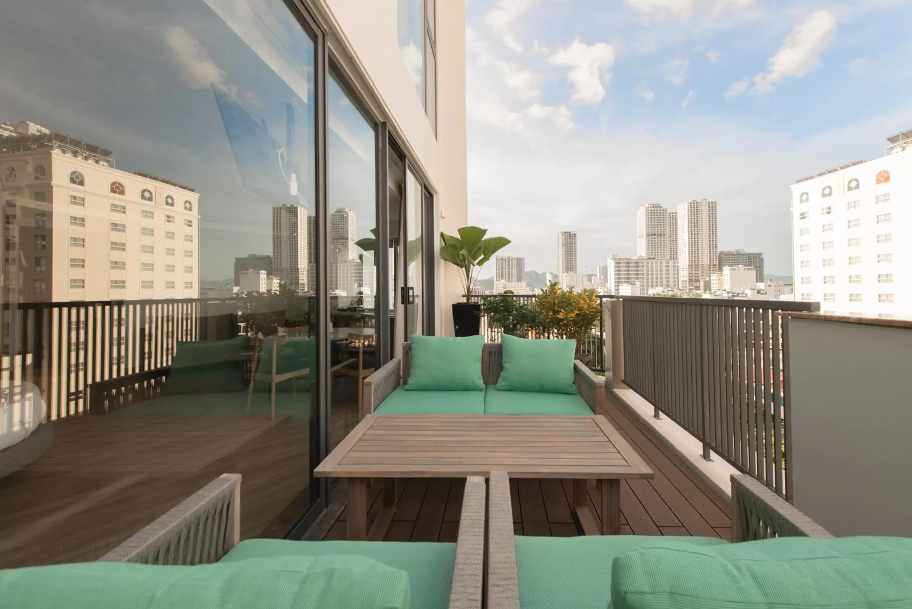 Balcony/Terrace in Zenia Boutique Hotel Nha Trang