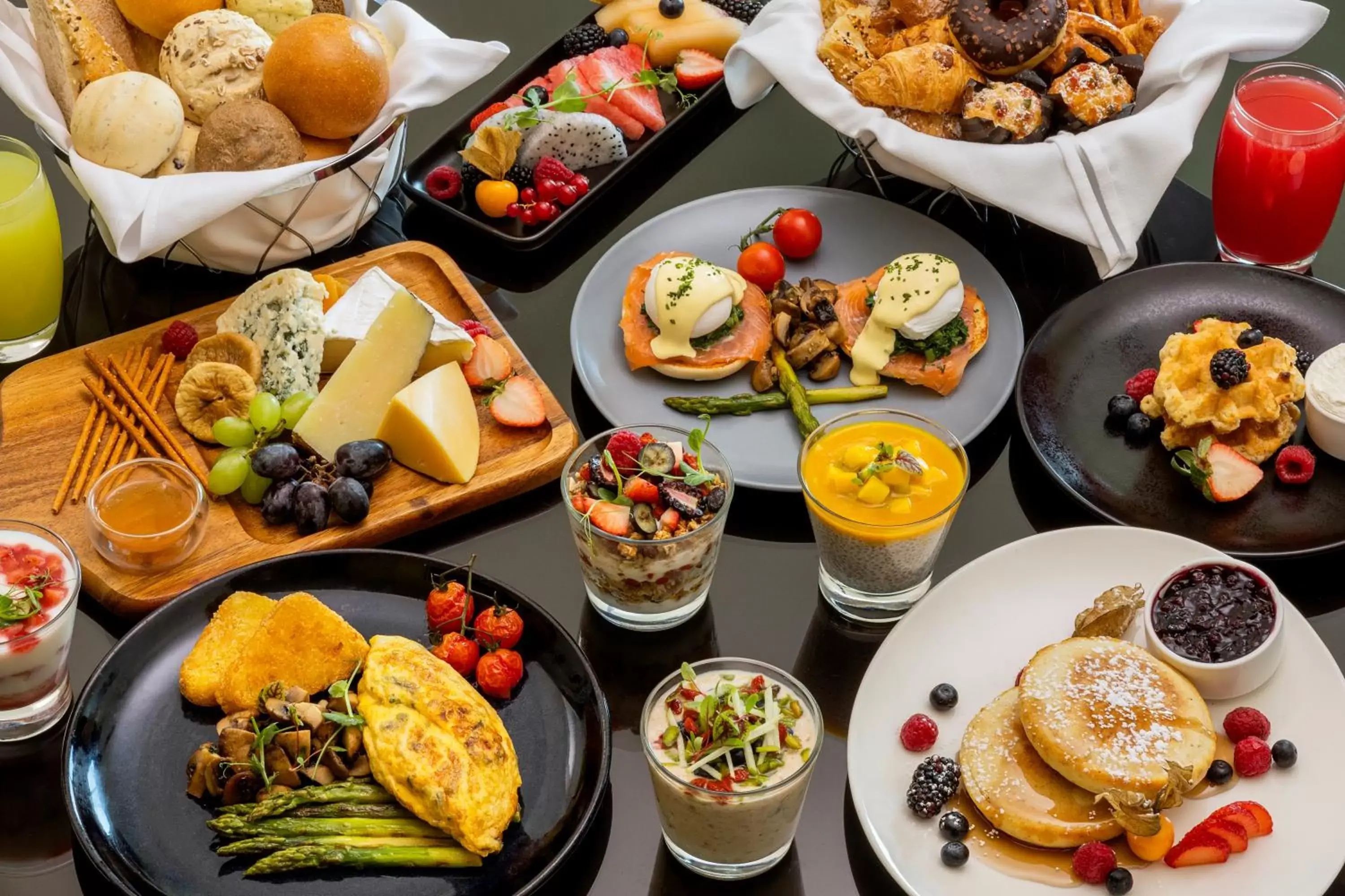 Food close-up, Breakfast in Marriott Hotel, Al Jaddaf, Dubai