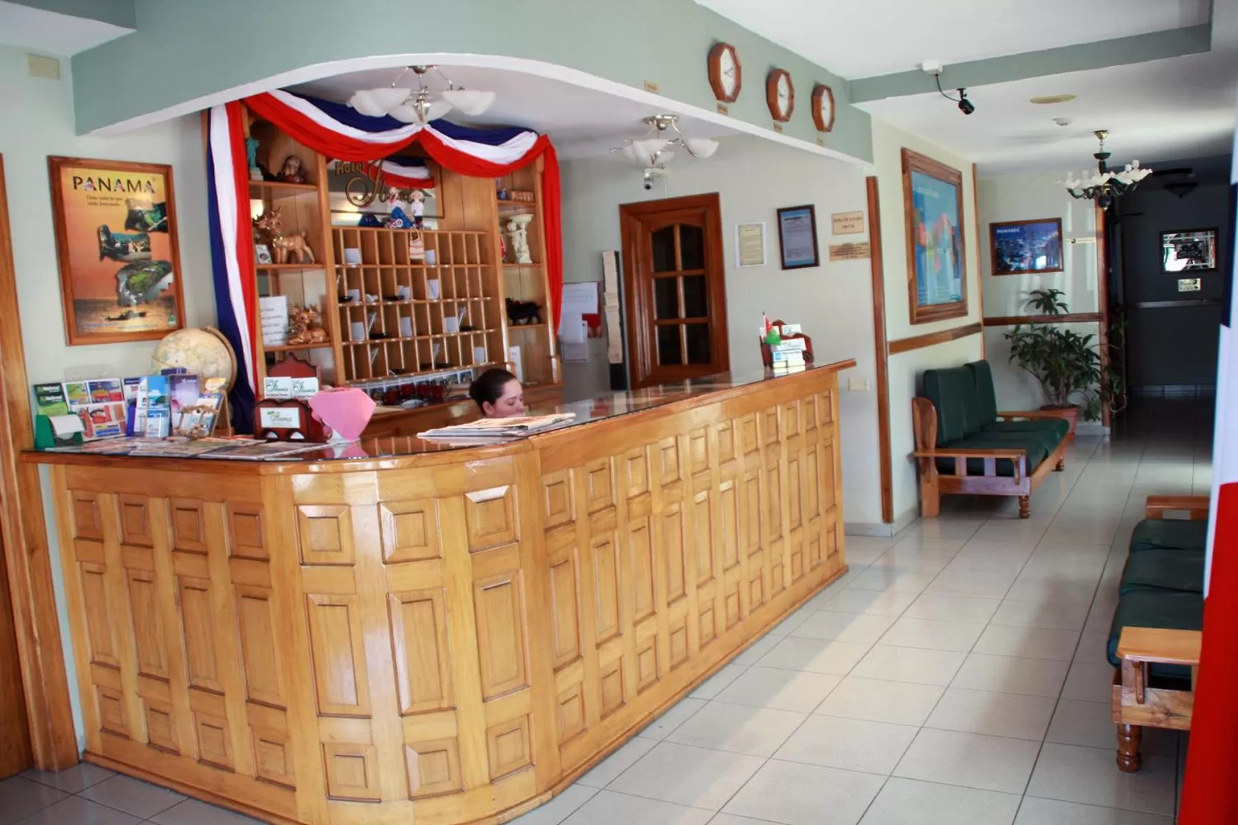 Lobby or reception in Hotel Iberia