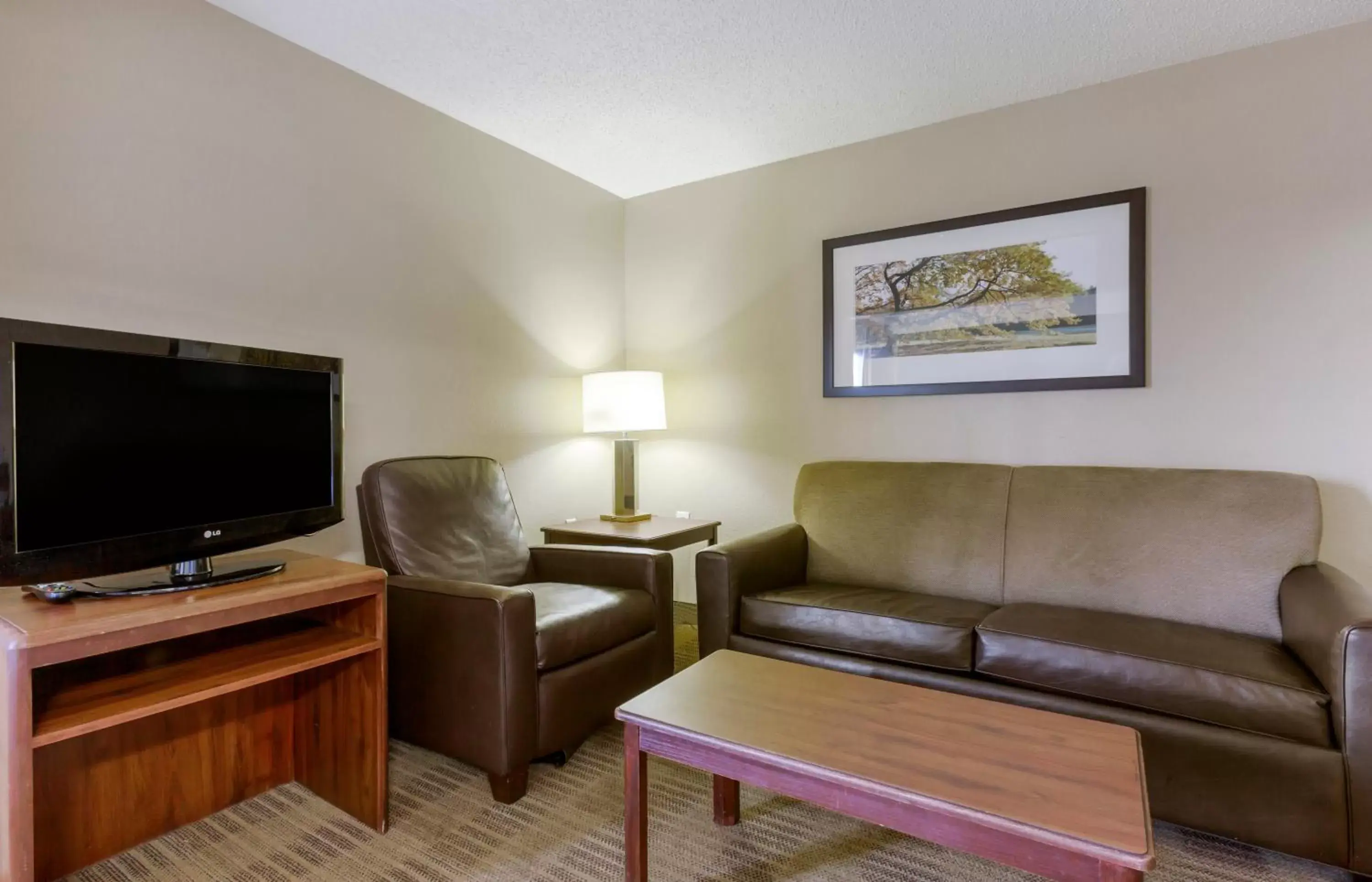 TV and multimedia, Seating Area in Extended Stay America Suites - El Paso - West