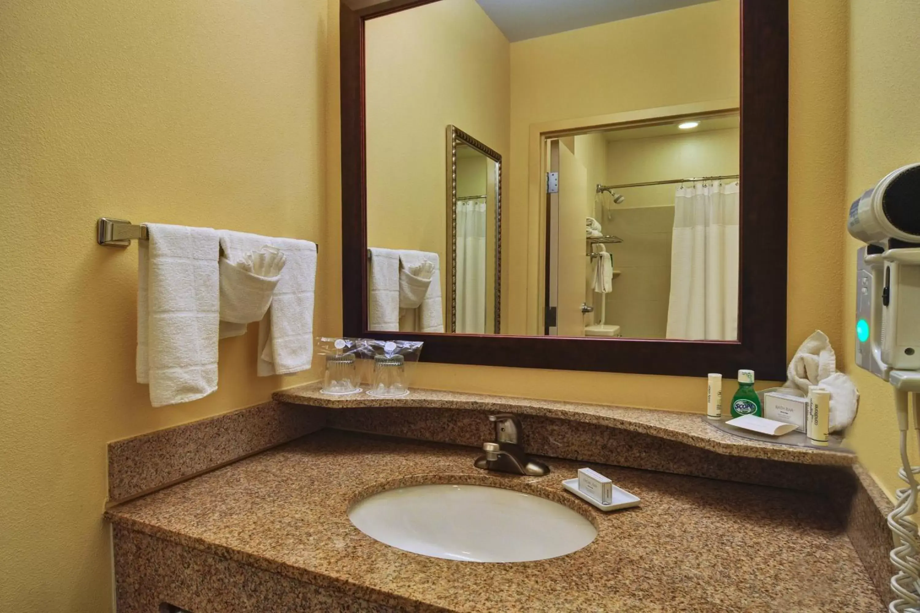 Bathroom in SpringHill Suites by Marriott Dallas DFW Airport East Las Colinas Irving