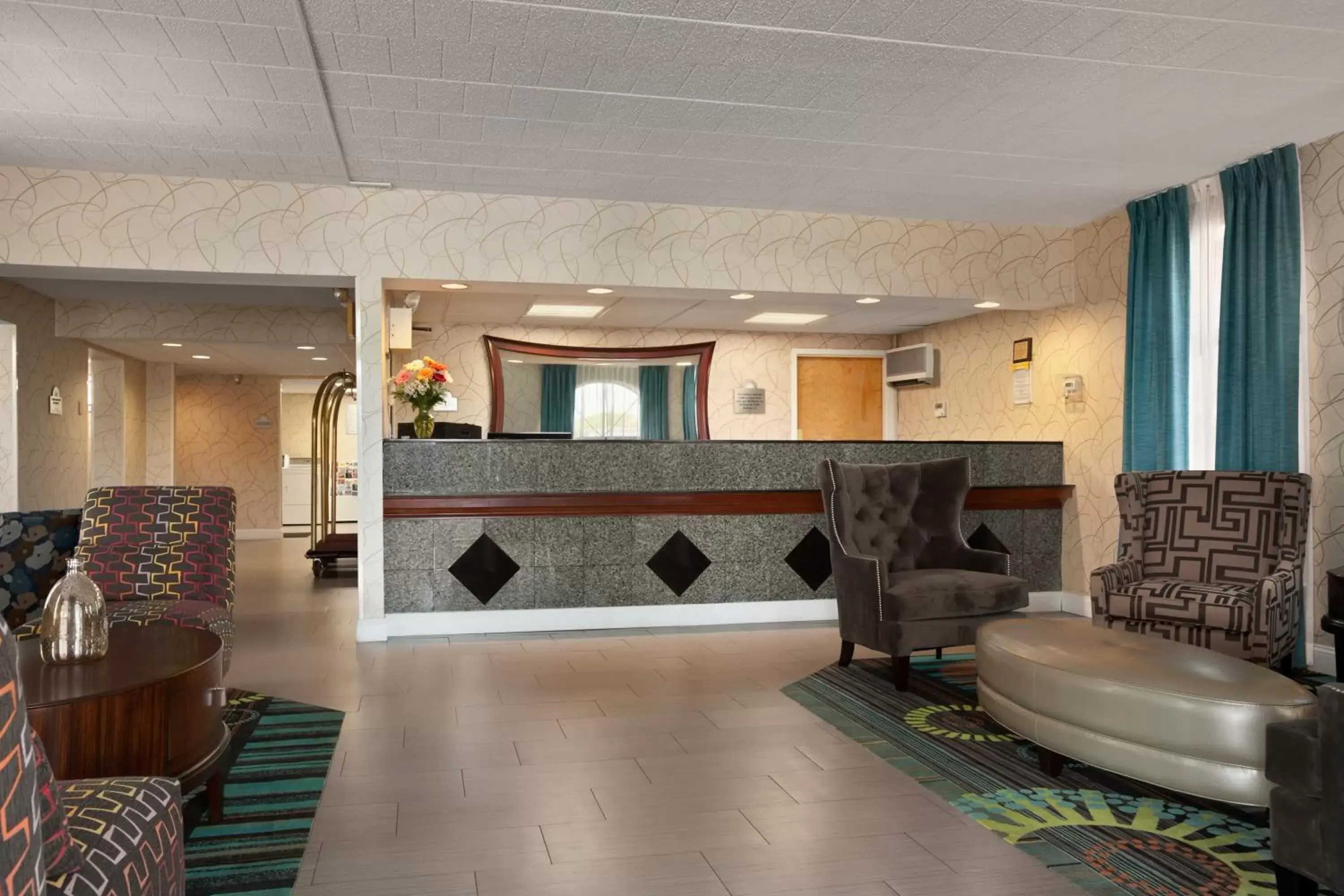 Lobby or reception in Days Inn by Wyndham Reading Wyomissing Lobby or reception in Days Inn by Wyndham Reading Wyomissing