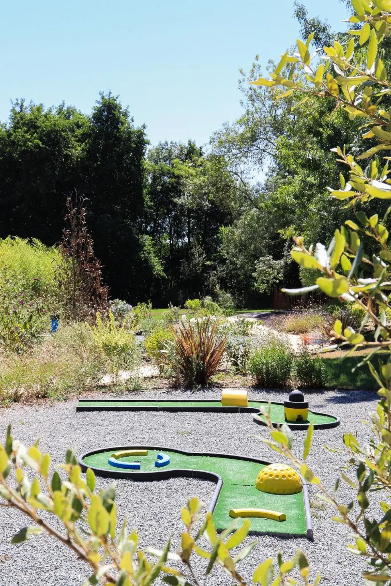 Golfcourse, Garden in Logis Château Saint Marcel