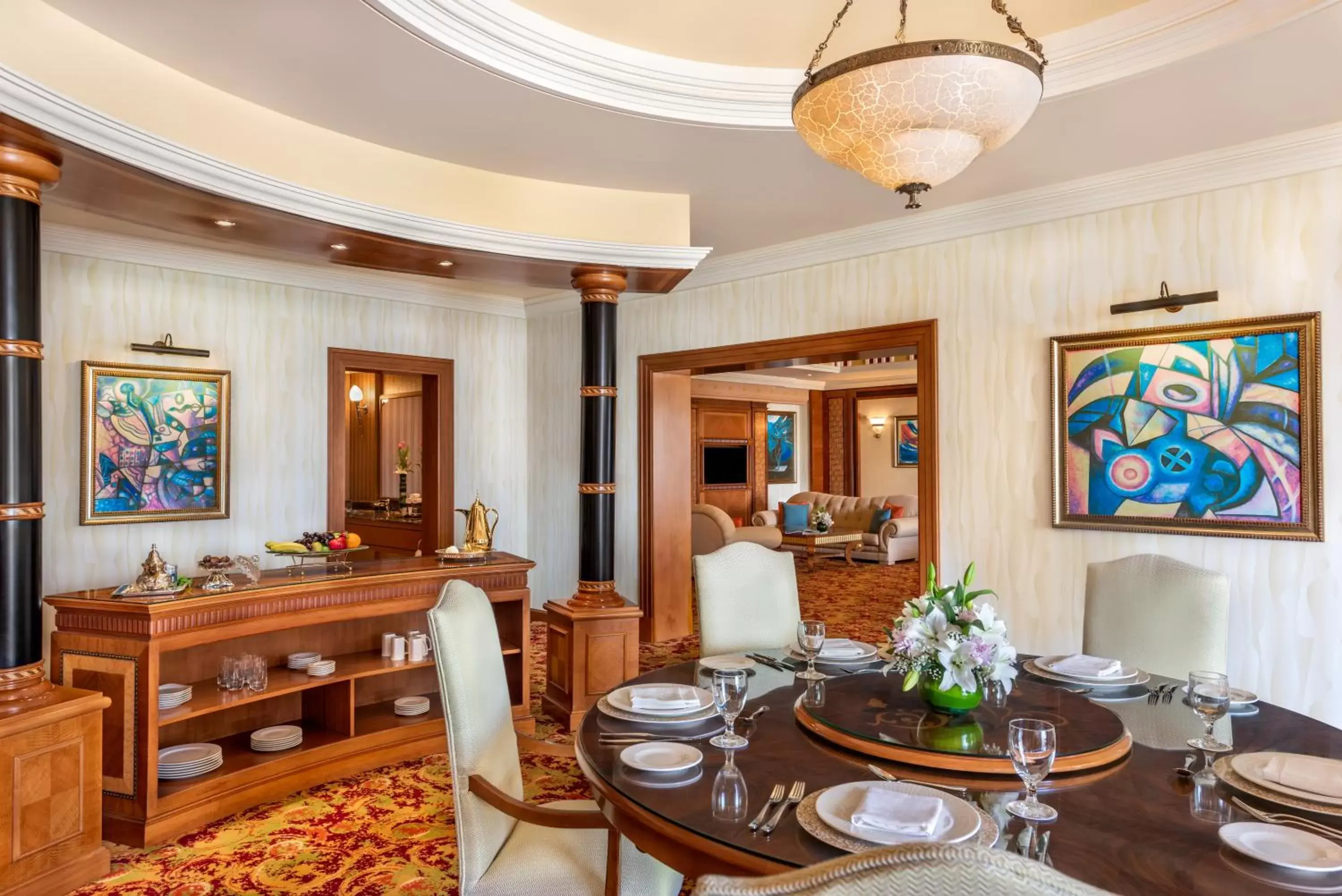 Living room, Restaurant/Places to Eat in Al Raha Beach Hotel