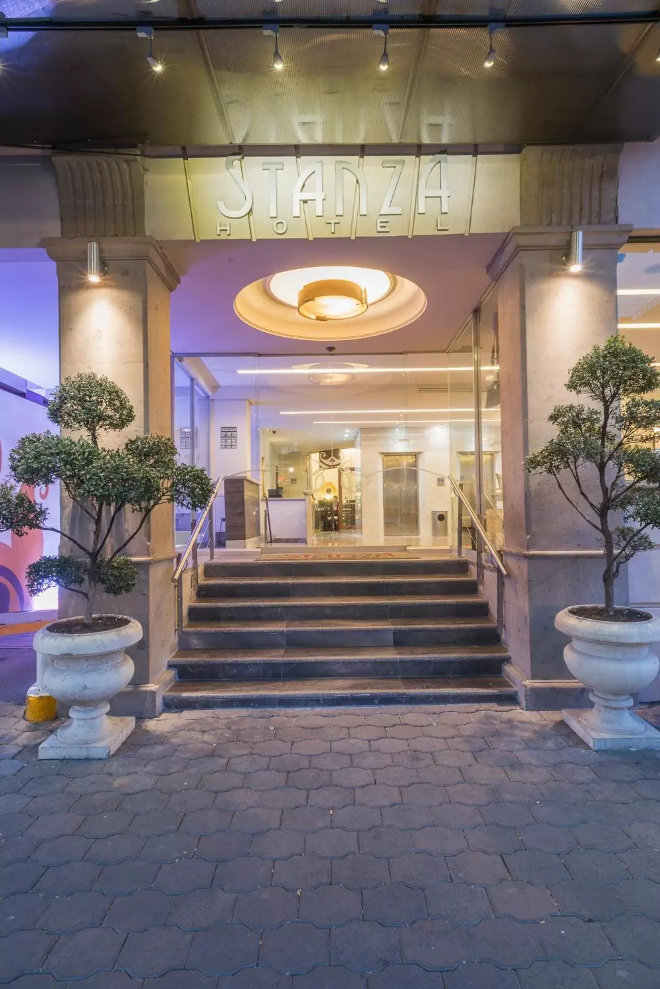 Facade/entrance in Stanza Hotel