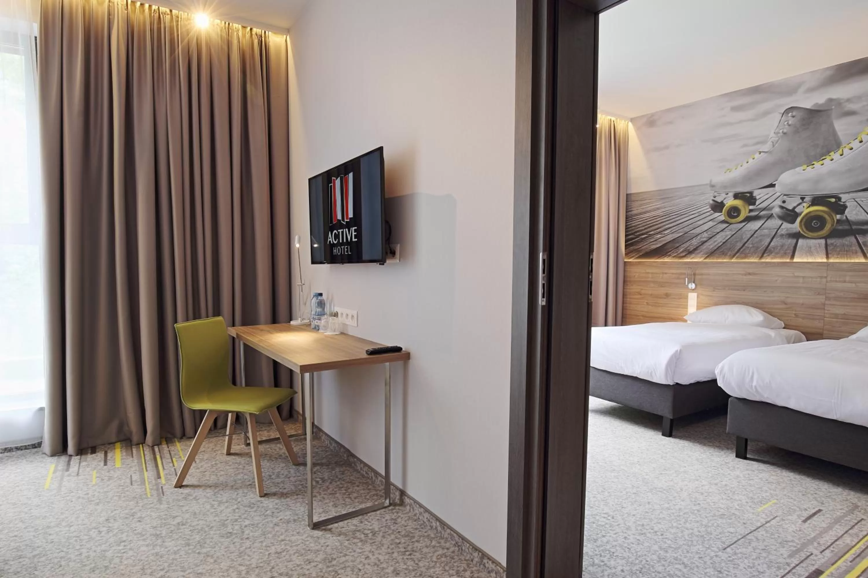 Photo of the whole room, Bed in Active Hotel