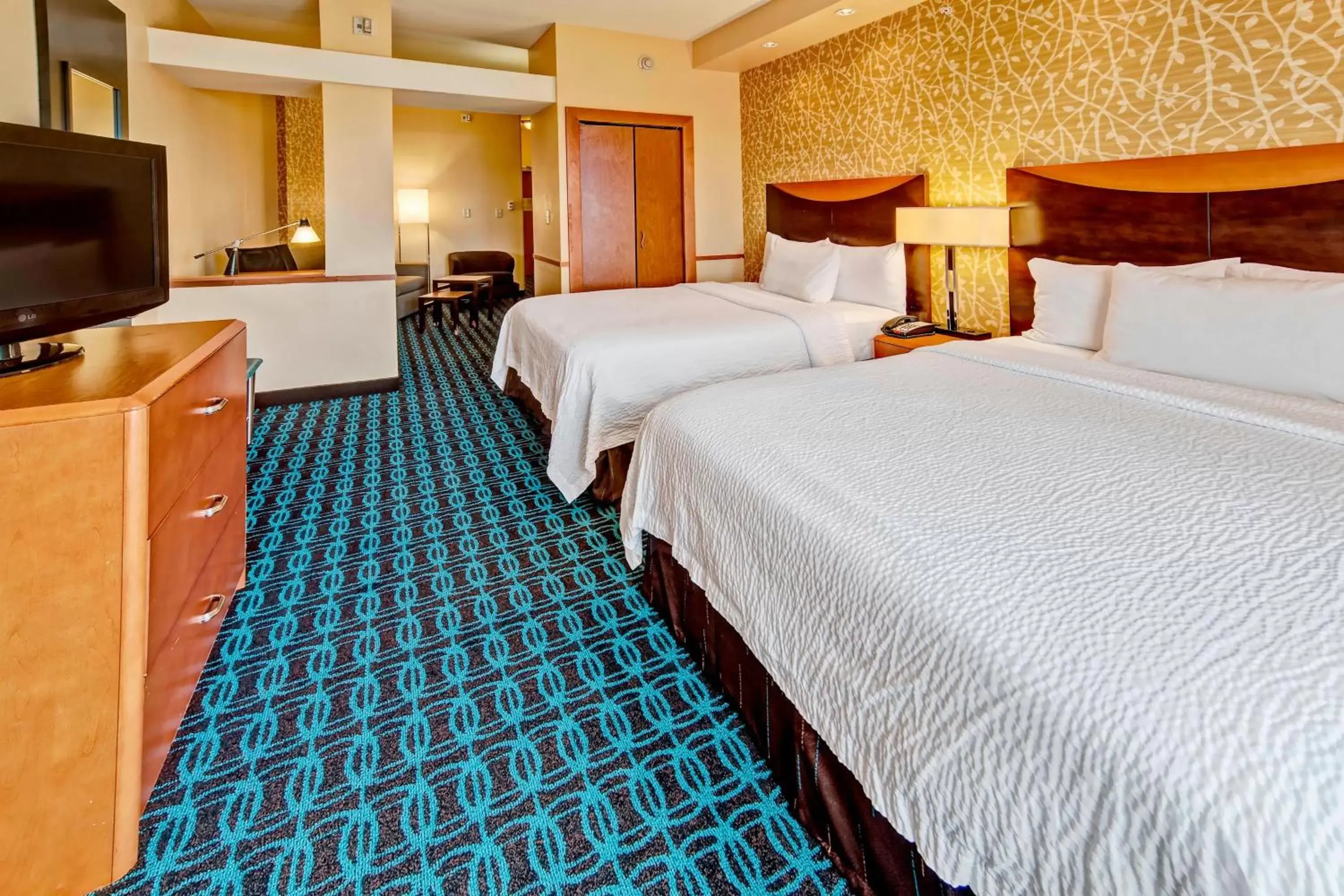 Bedroom, Bed in Fairfield Inn and Suites by Marriott Weatherford