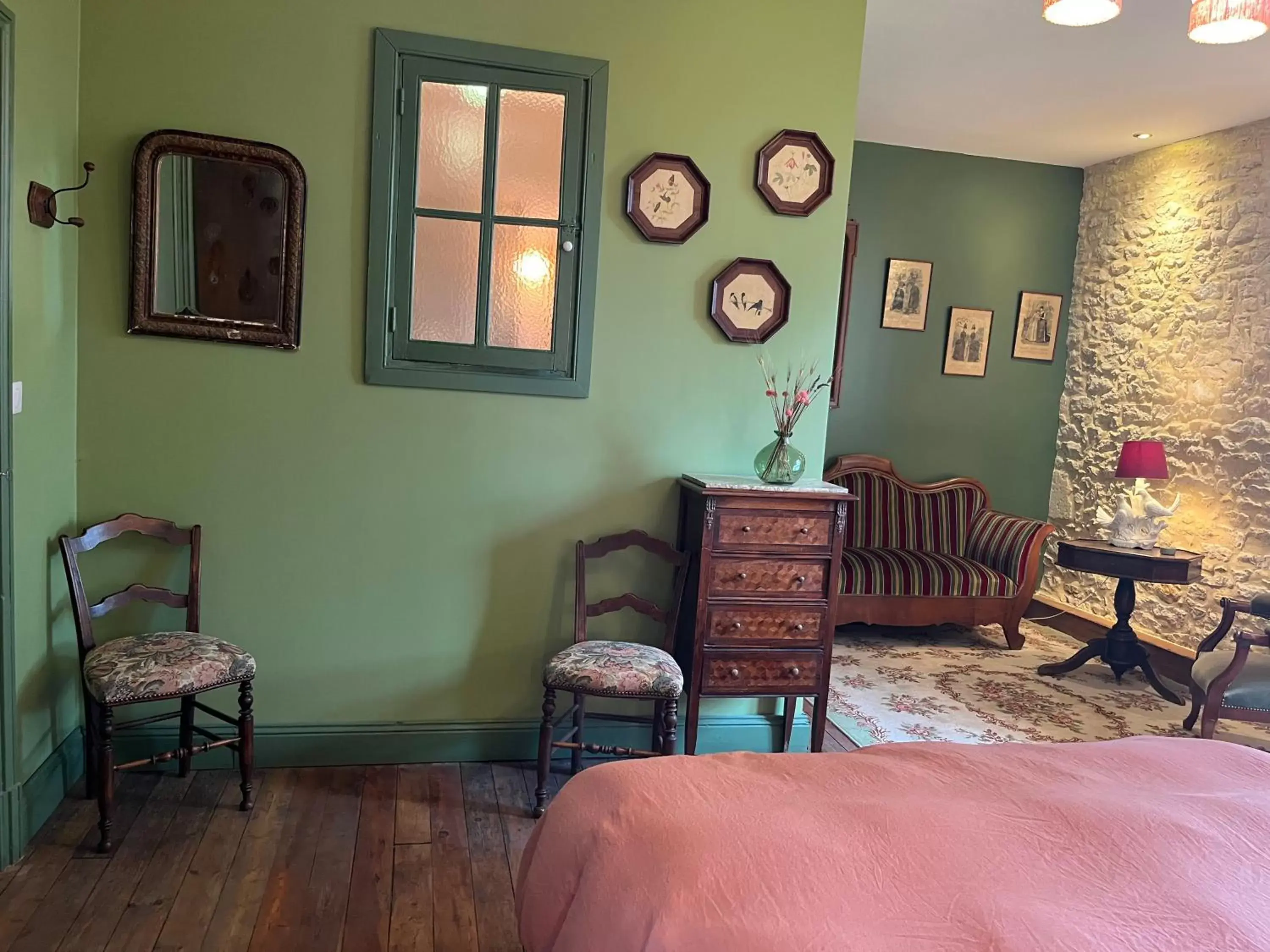 Seating Area in Le Clos Chalmon Chambre d'hôte