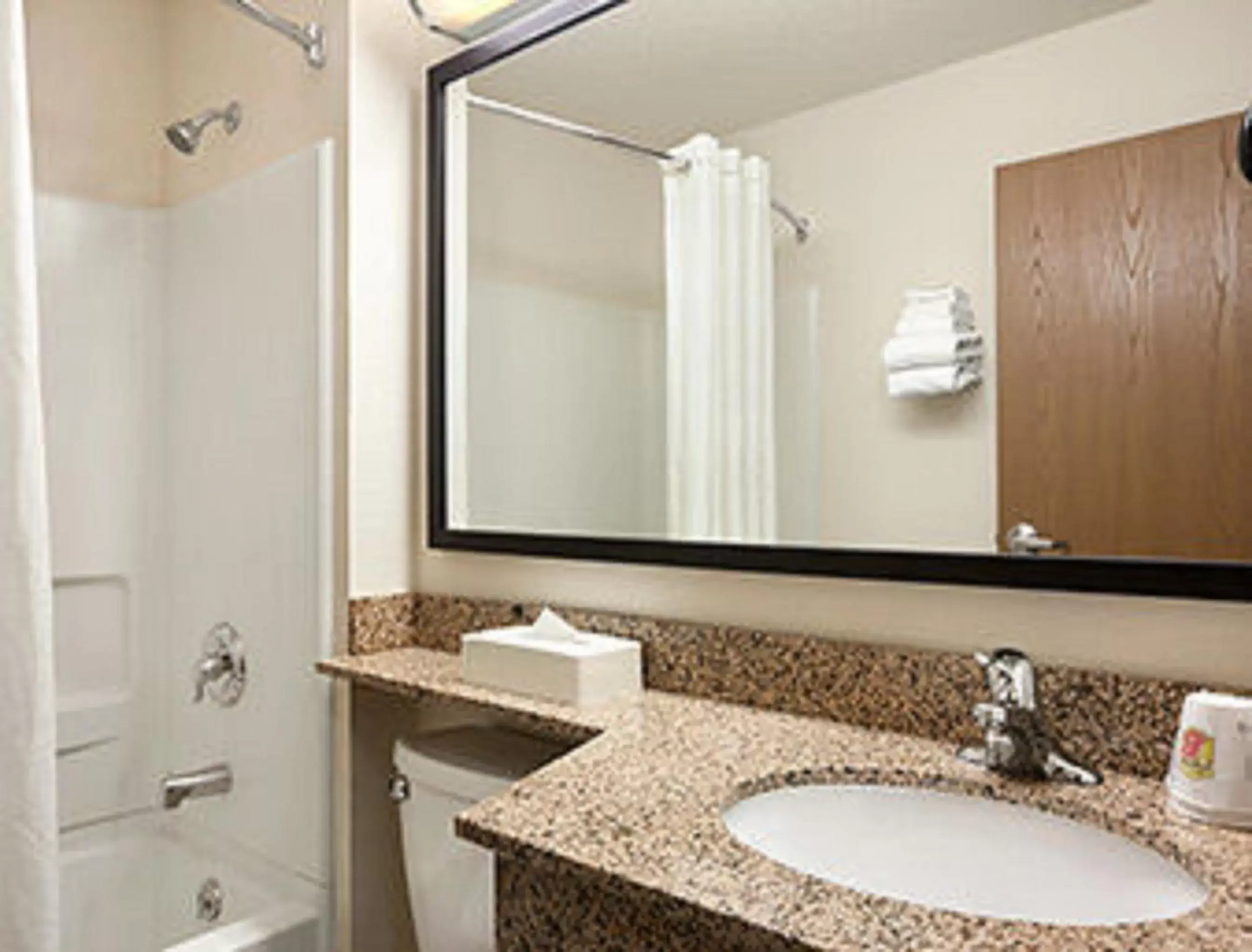 Bathroom in Super 8 by Wyndham Clearfield