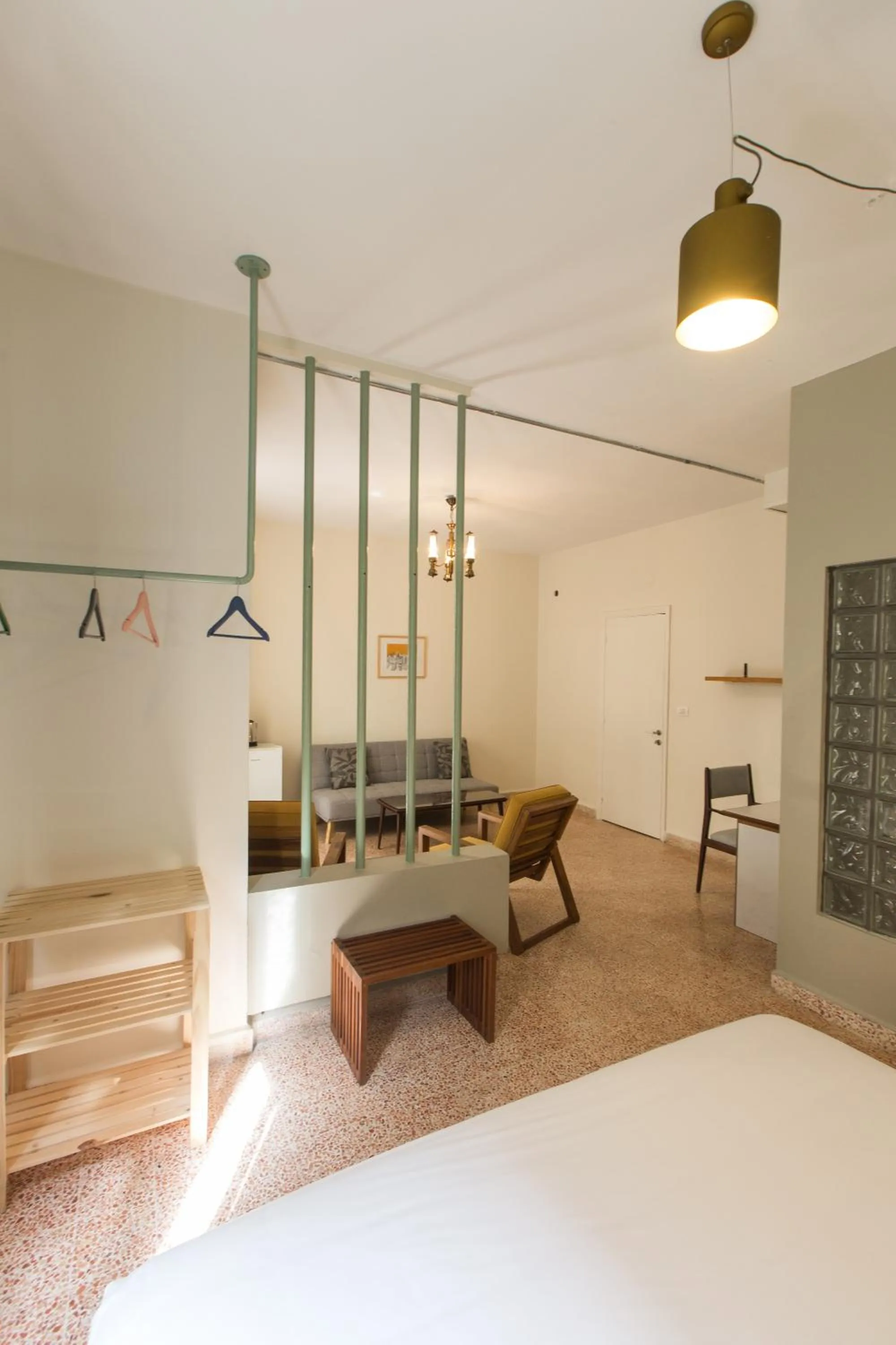 Bed in The Grand Meshmosh Hotel