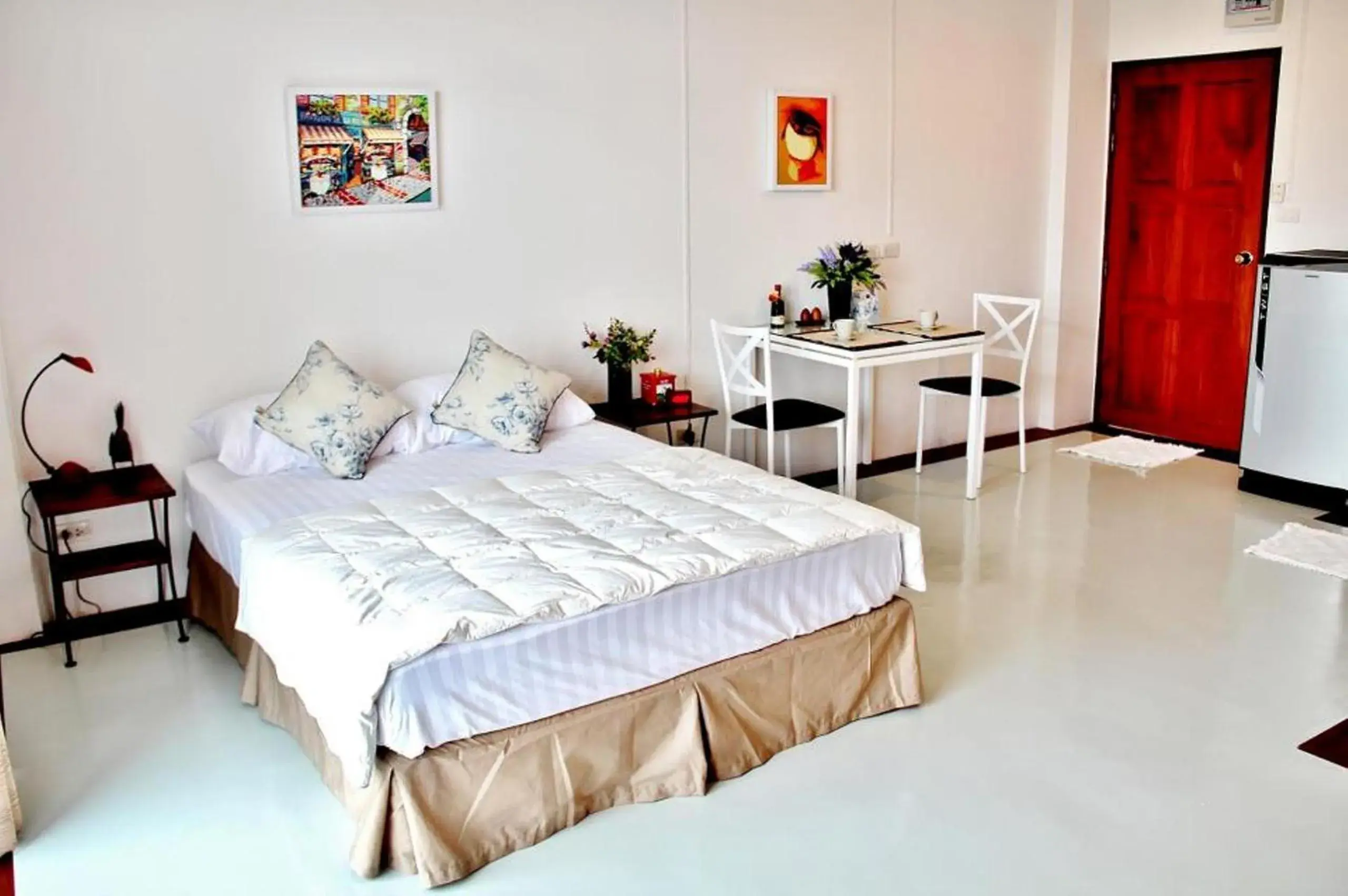 Bed in The Meet Green Apartment Bed in The Meet Green Apartment