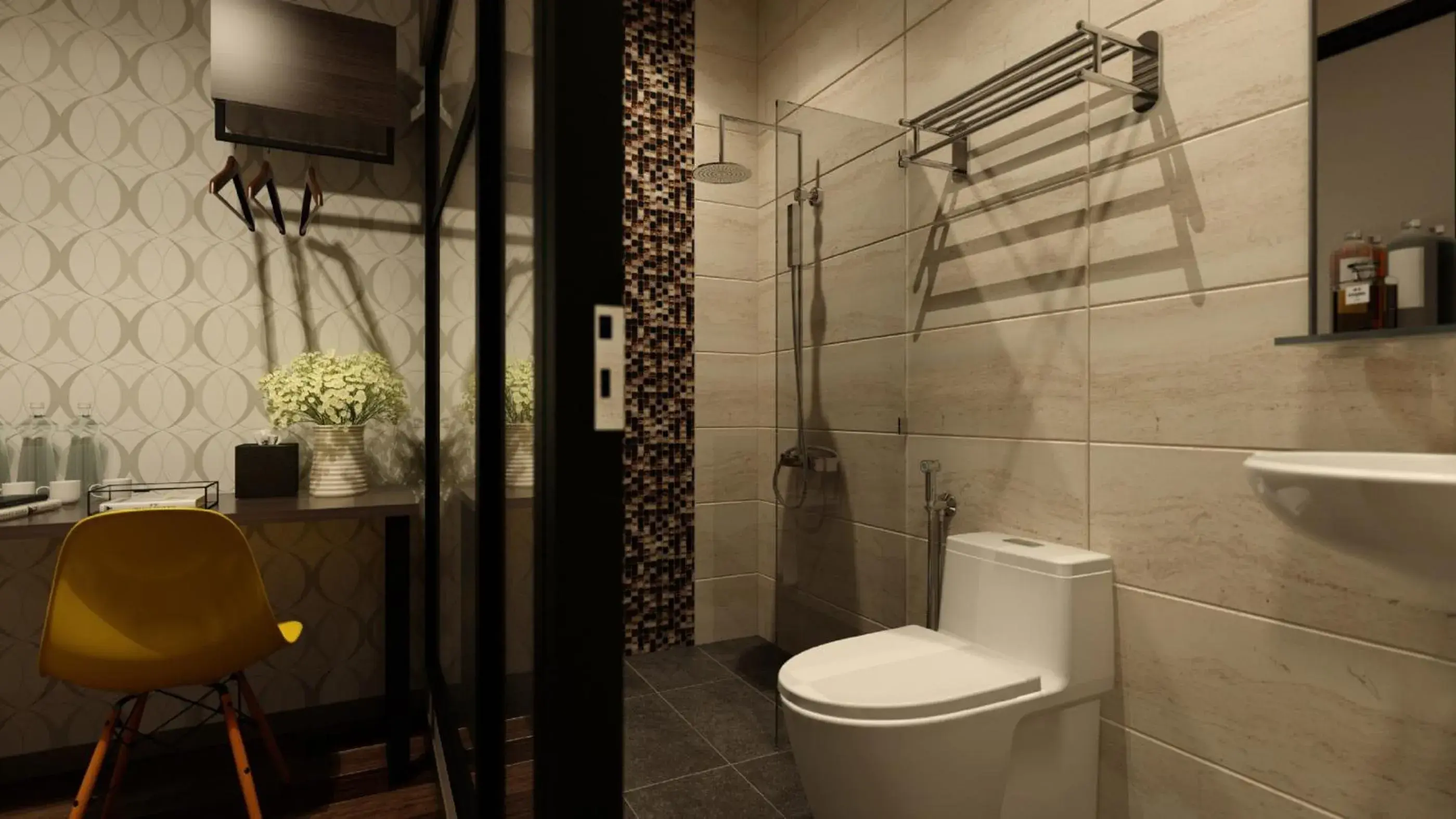 Bathroom in The Square Hotel