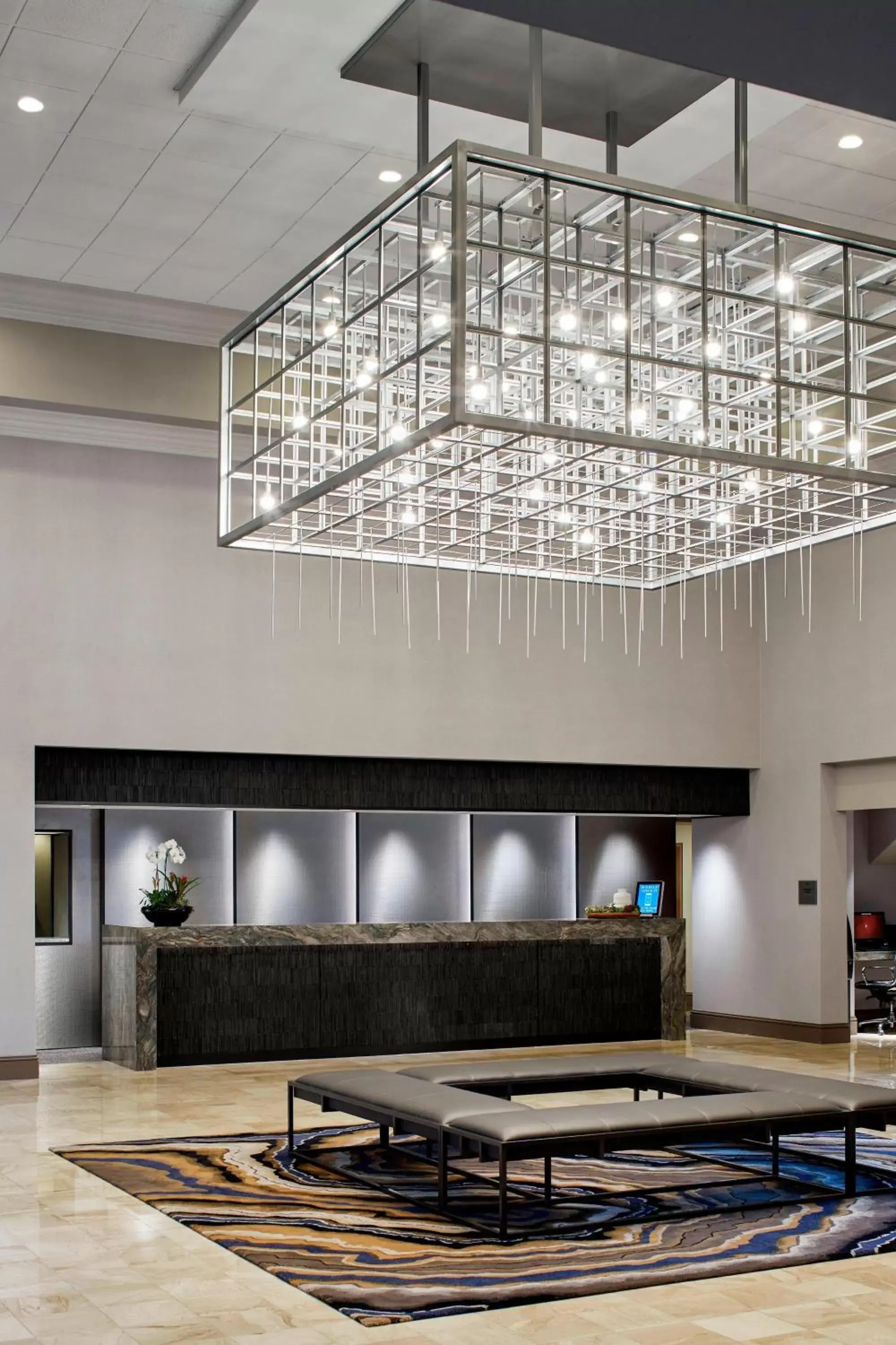 Lobby or reception in Marriott Cincinnati North