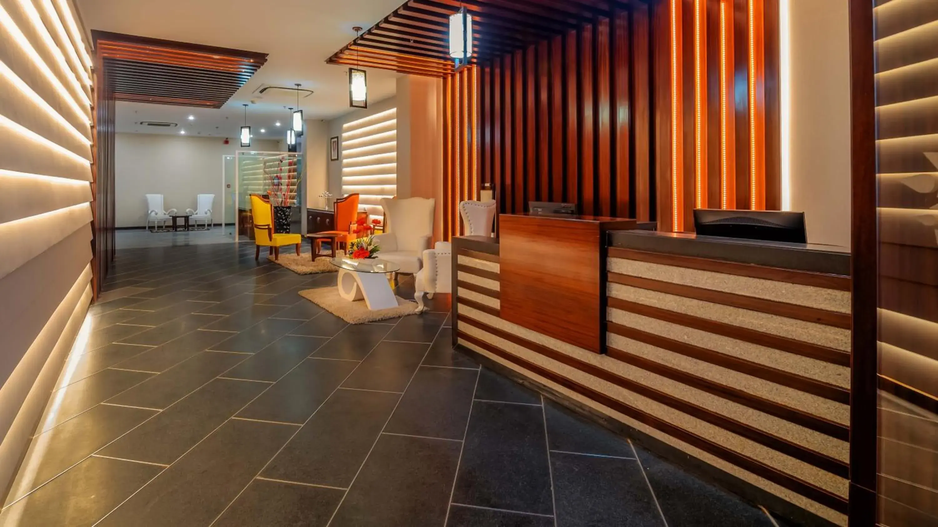 Lobby or reception in Mango Hotels Prangan Lobby or reception in Mango Hotels Prangan