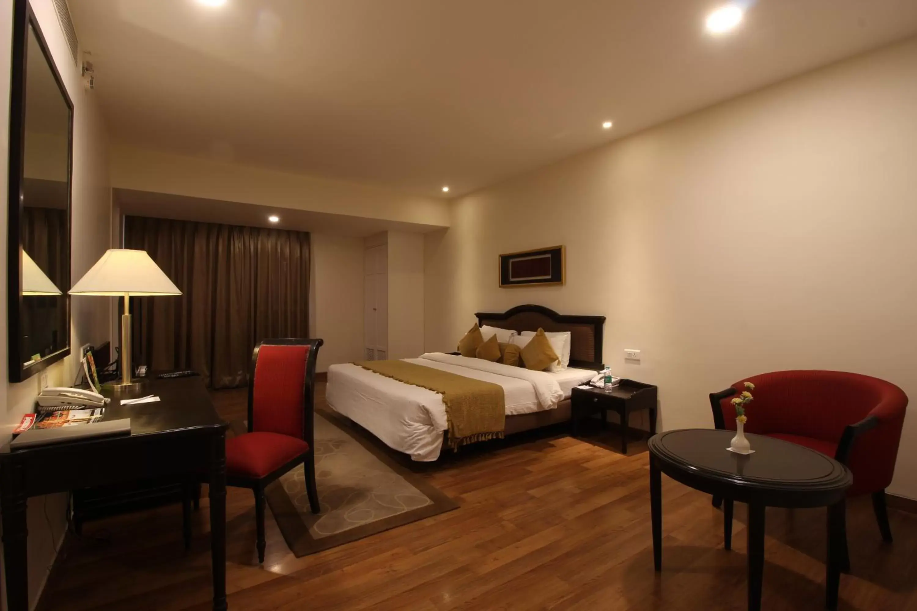 Bed in Hotel Minerva Grand Secunderabad