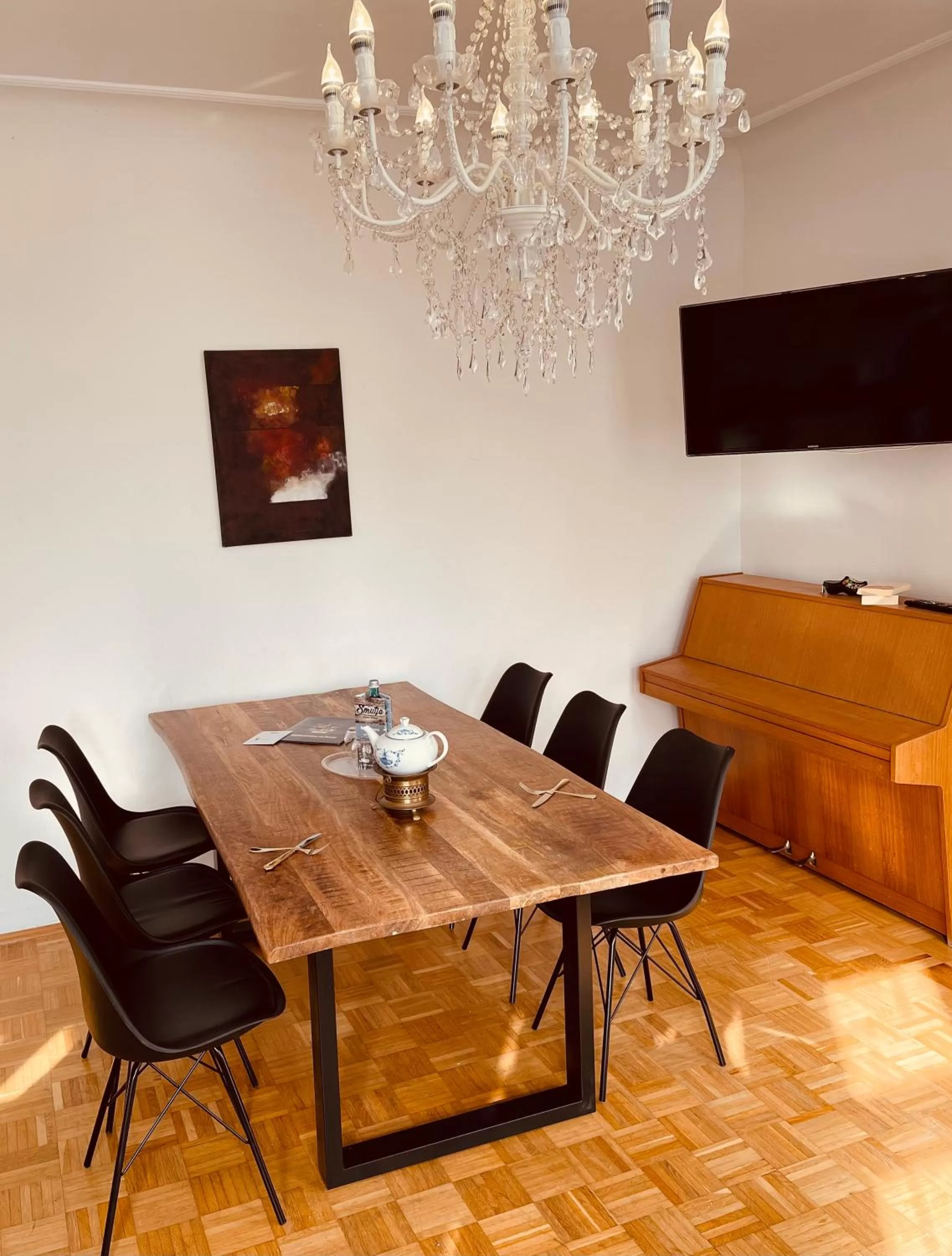 Dining area in Stadthotel-Garni Smutje