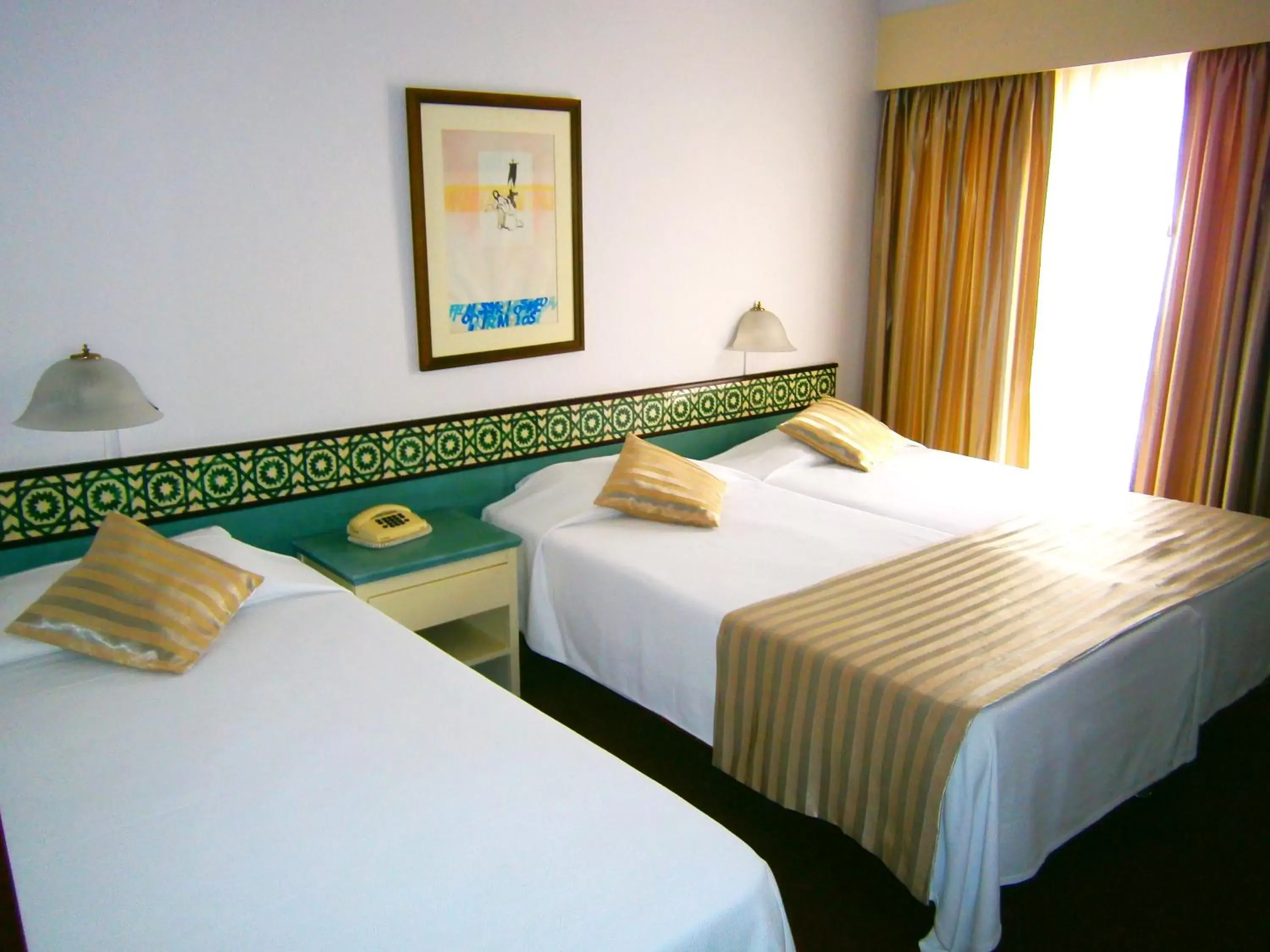 Bed in Hotel Cristal Caldas