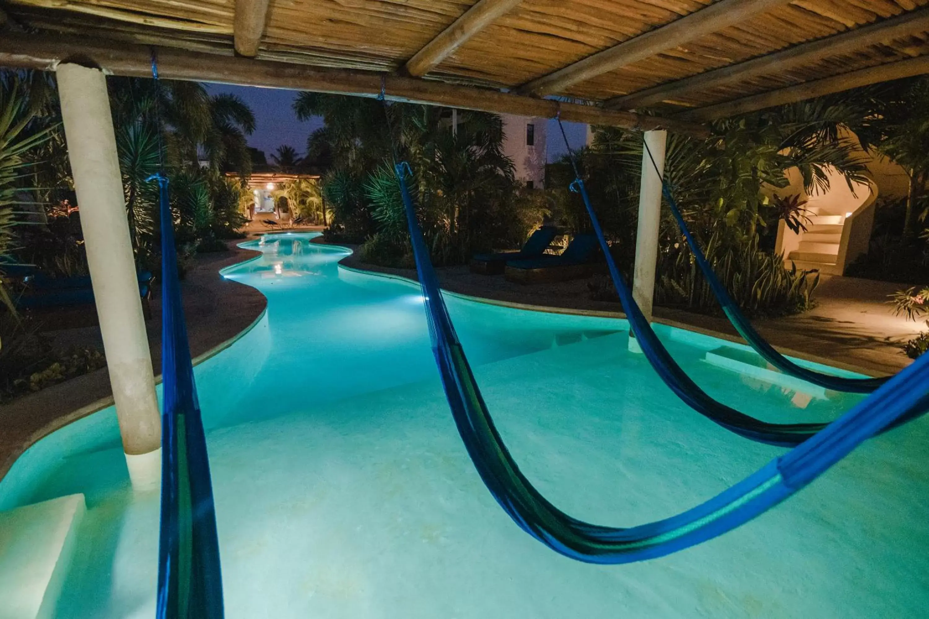 Pool view, Swimming Pool in Blue Palm Bacalar